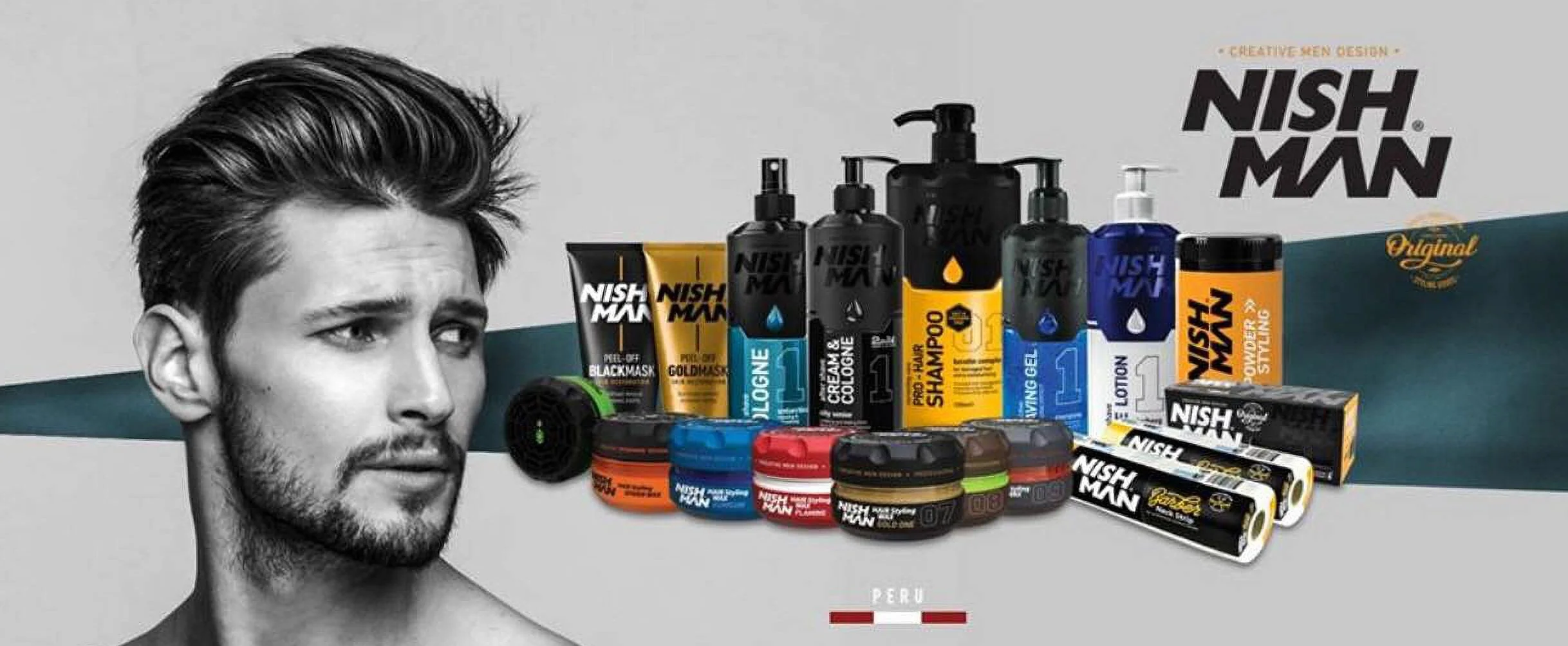 NISHMAN Barber Shave Talk Polvo 180g - Polvo de Afeitado para Barberos