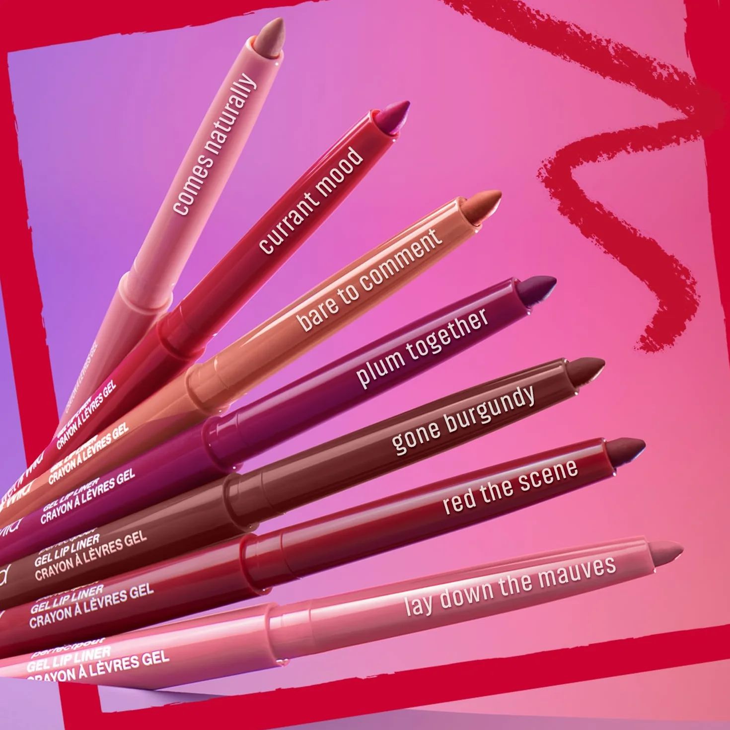 Wet n Wild Perfect Pout Gel Lip Liner Currant Mood