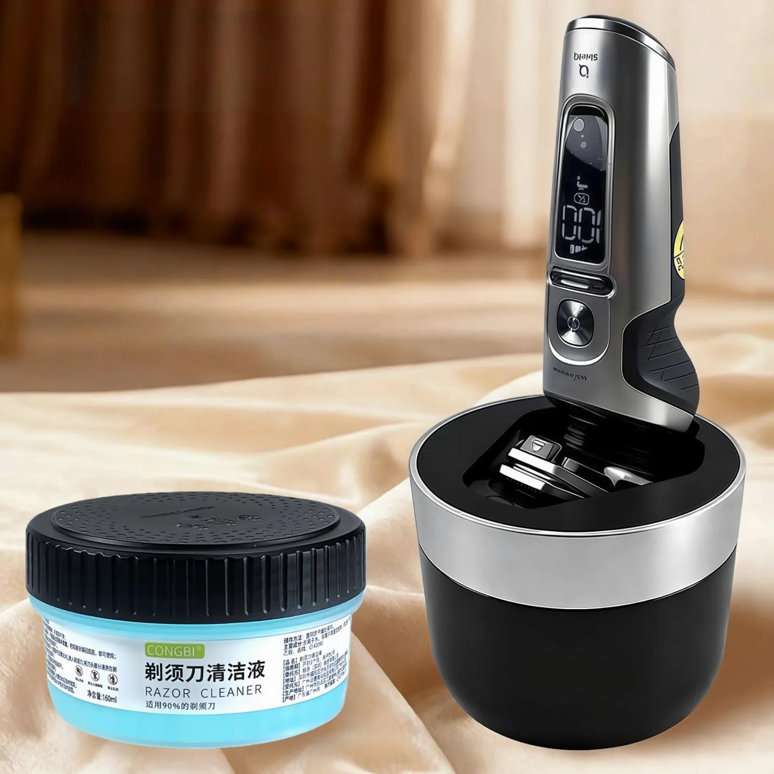 La Base De Limpieza Para Máquina De Afeitar Es Compatible Con Philips(Option 3)