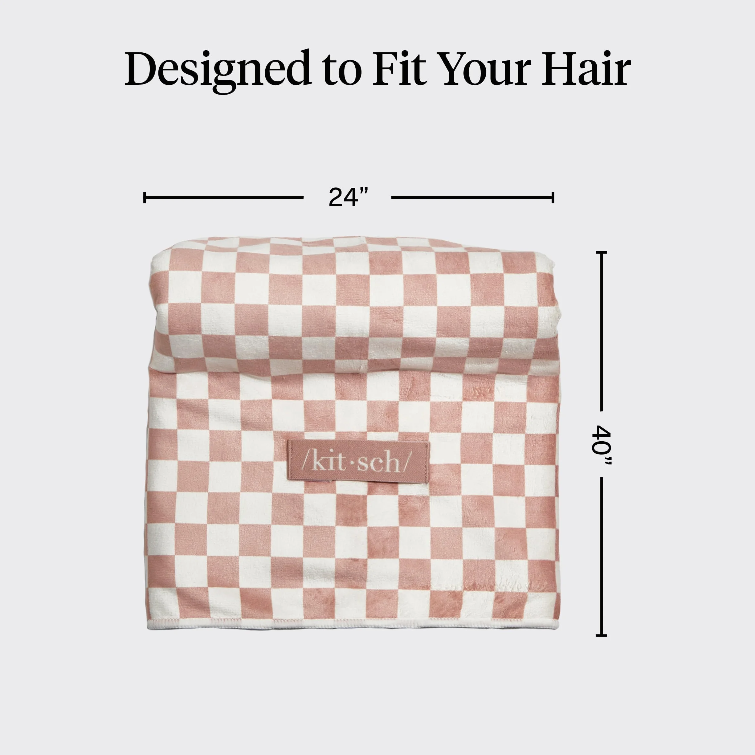 Kitsch Toalla de microfibra XL supers absorbente secado rápido antiencrespamiento turbante cabello húmedo