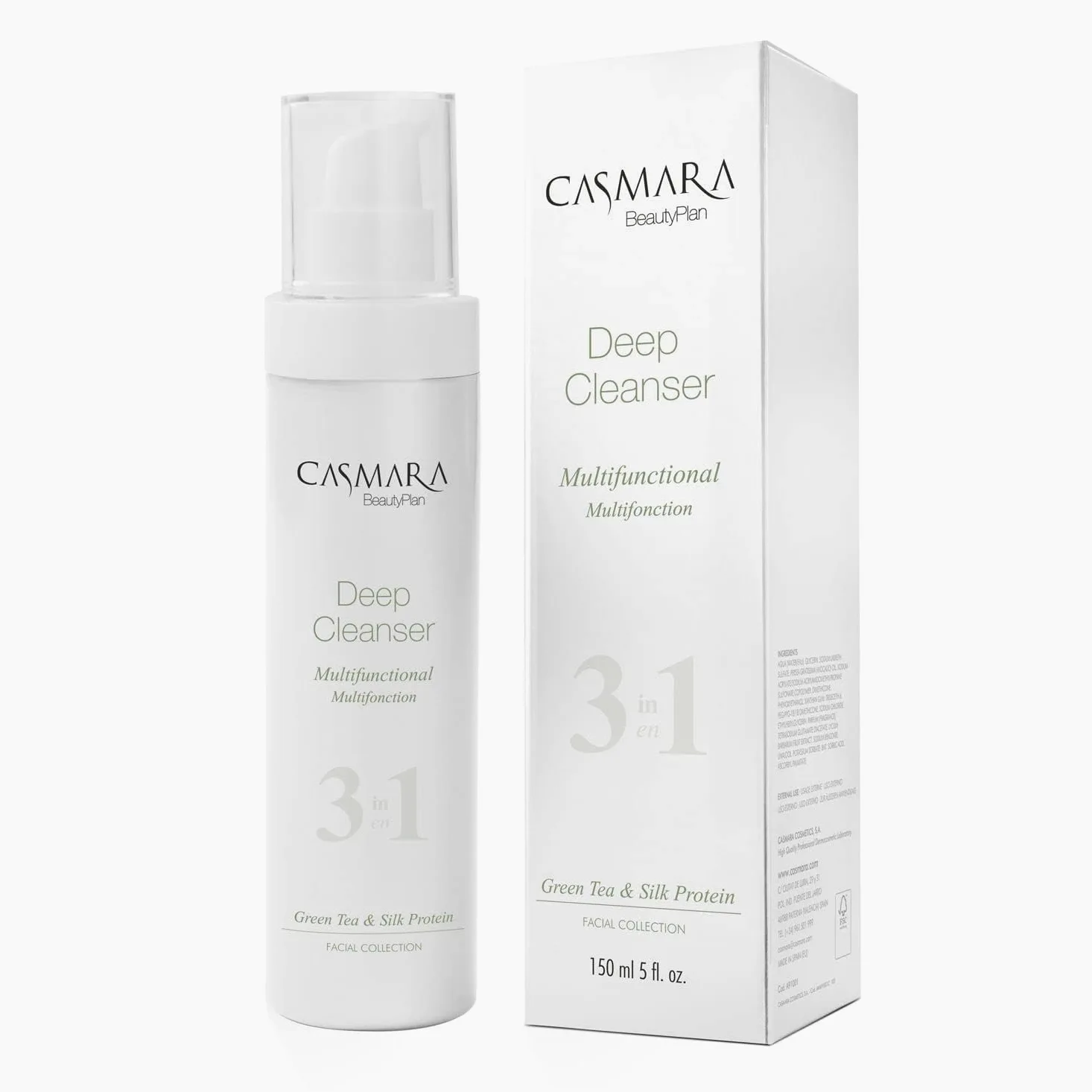 Casmara Nettoyant 3 en 1 Deep Skin Cleanser – 150 ml