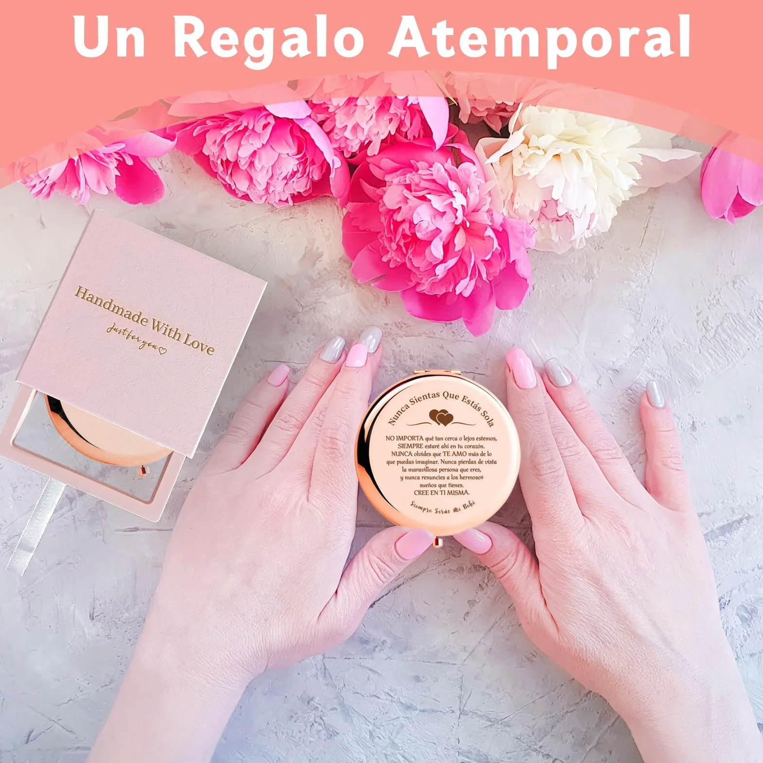 VivaJoy Regalos para Chicas de 18 años - Regalo de cumpleaños para Hija con Espejo Compacto