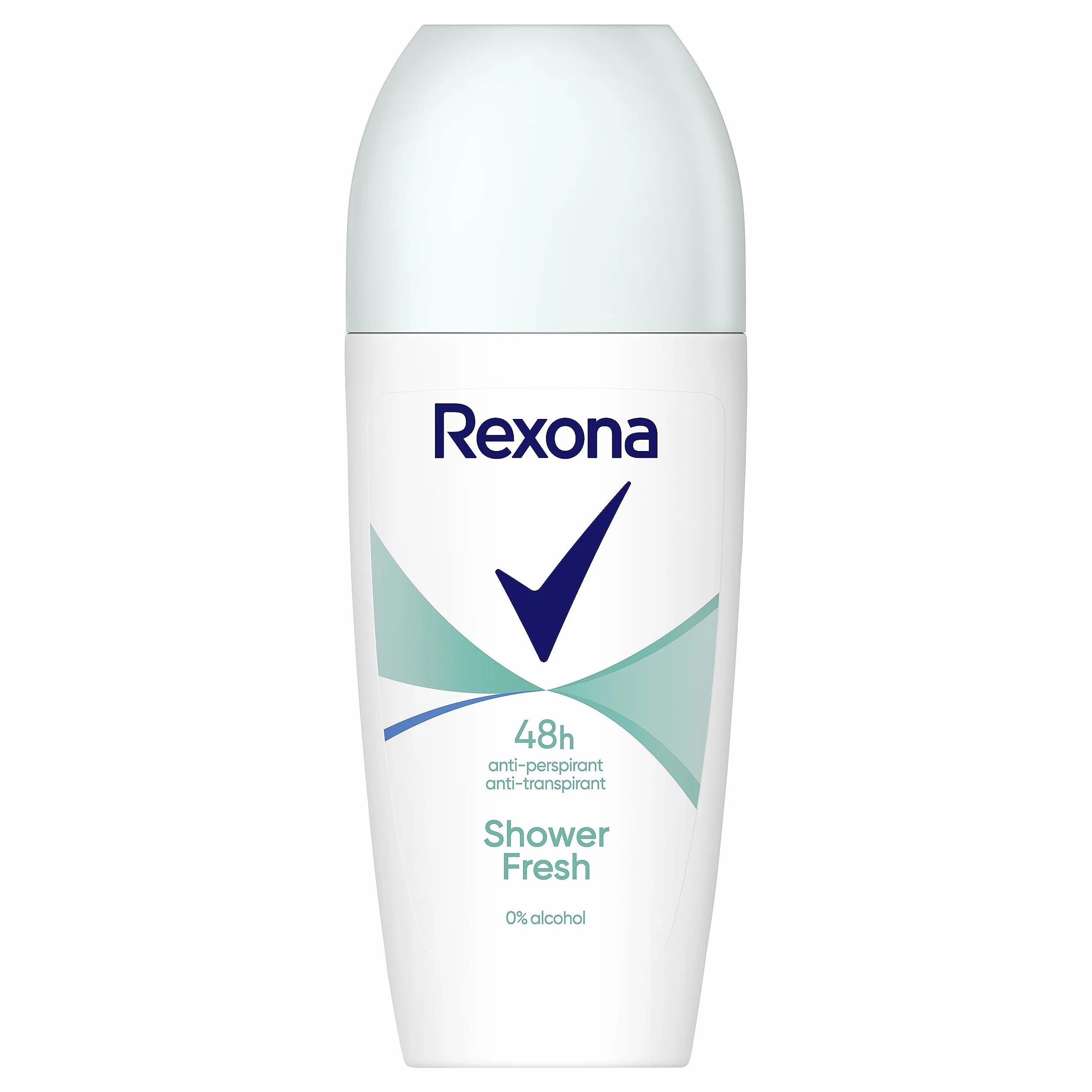 Rexona Desodorante Roll-On Shower Fresh Anti Transpirant con 48 horas de protección contra el olor corporal y la humedad de las axilas, 6 x 50 ml
