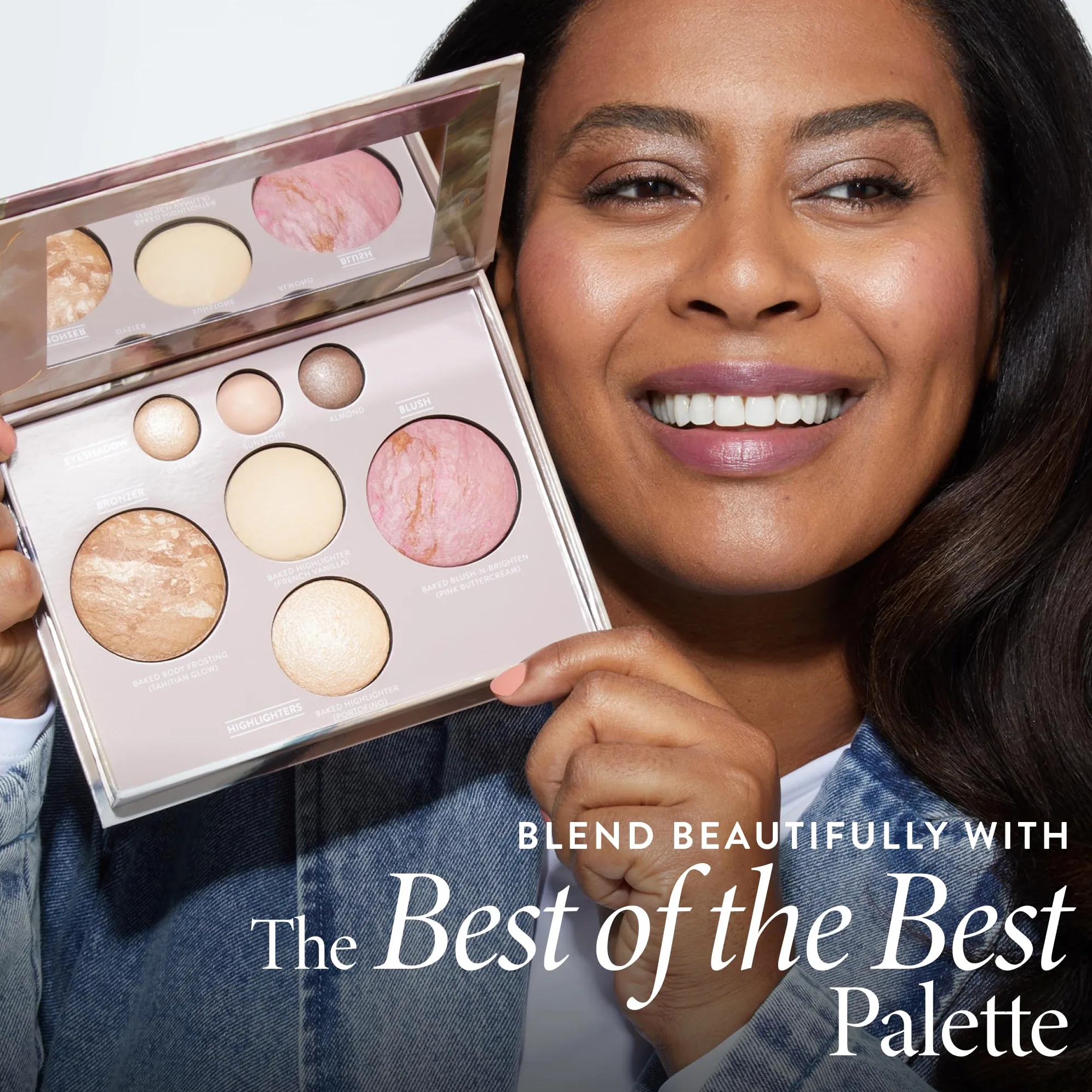 LAURA GELLER NEW YORK Brochas de maquillaje profesional cosméticas, libres de crueldad, juego de 5 brochas de cara completa 05