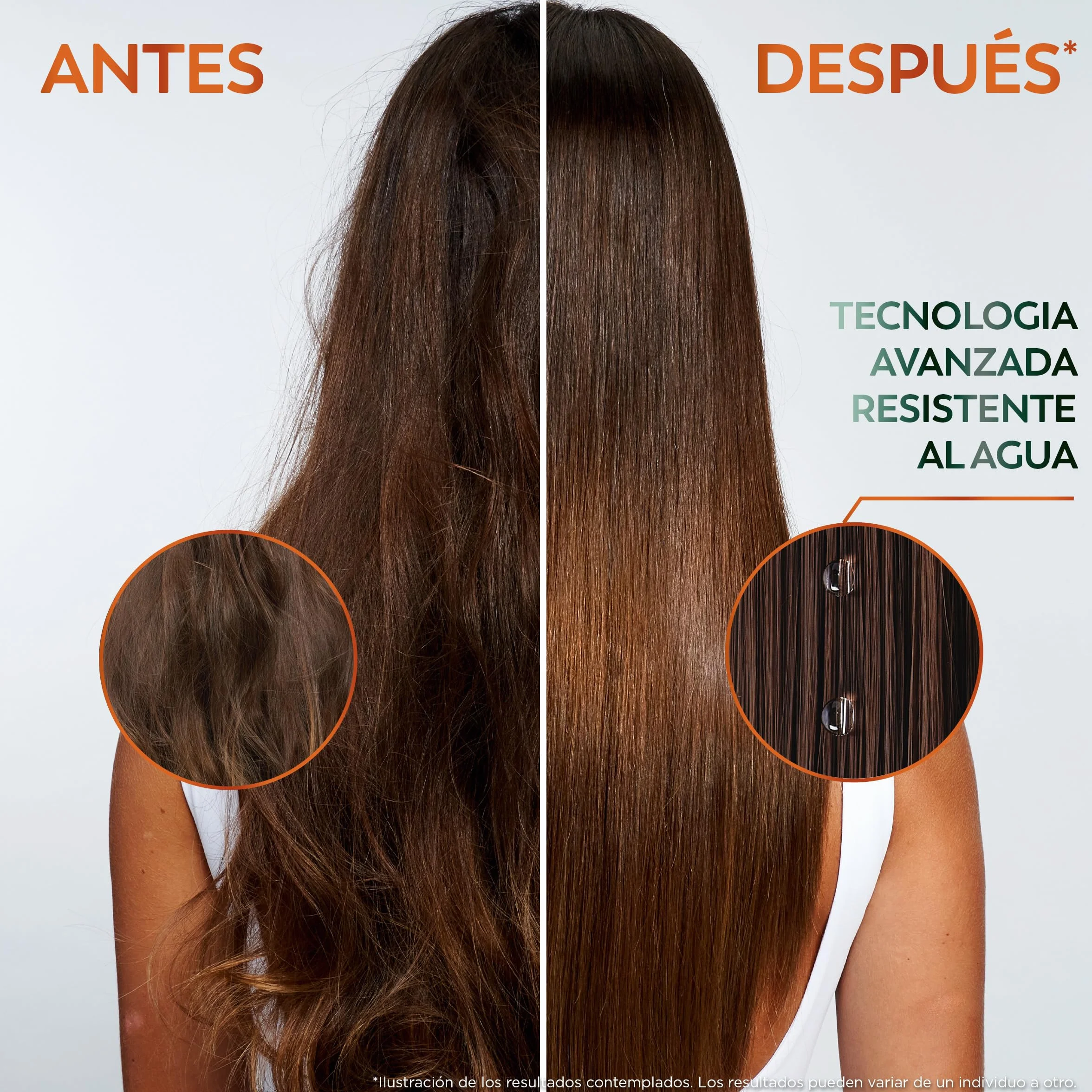 Garnier Fructis Nº3 Mascarilla Liso Keratina para Cabello Encrespado, 370ml