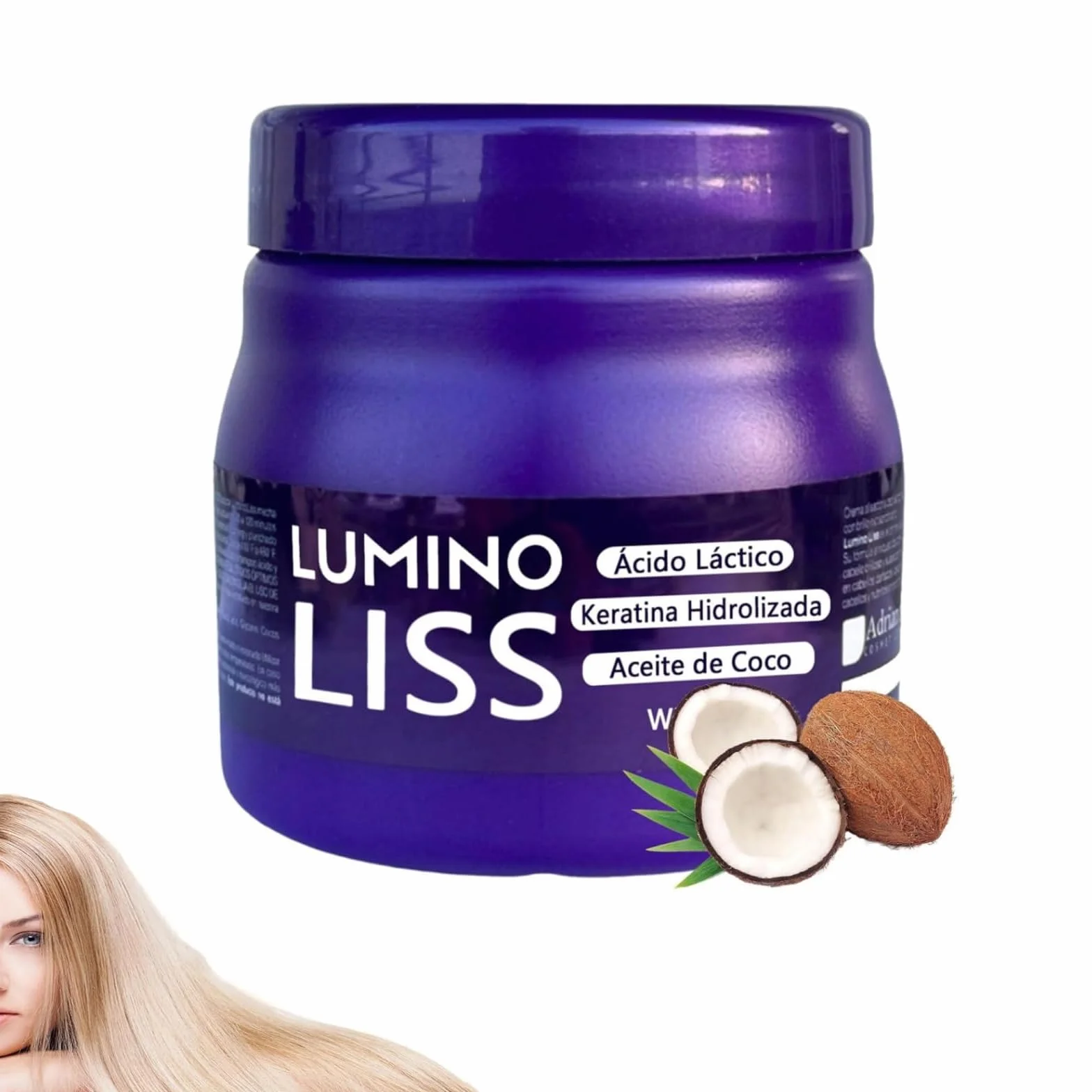 Lumino Liss Sin Formol Crema Alisadora Cabello Liso Sedoso Sin Frizz (1pc)