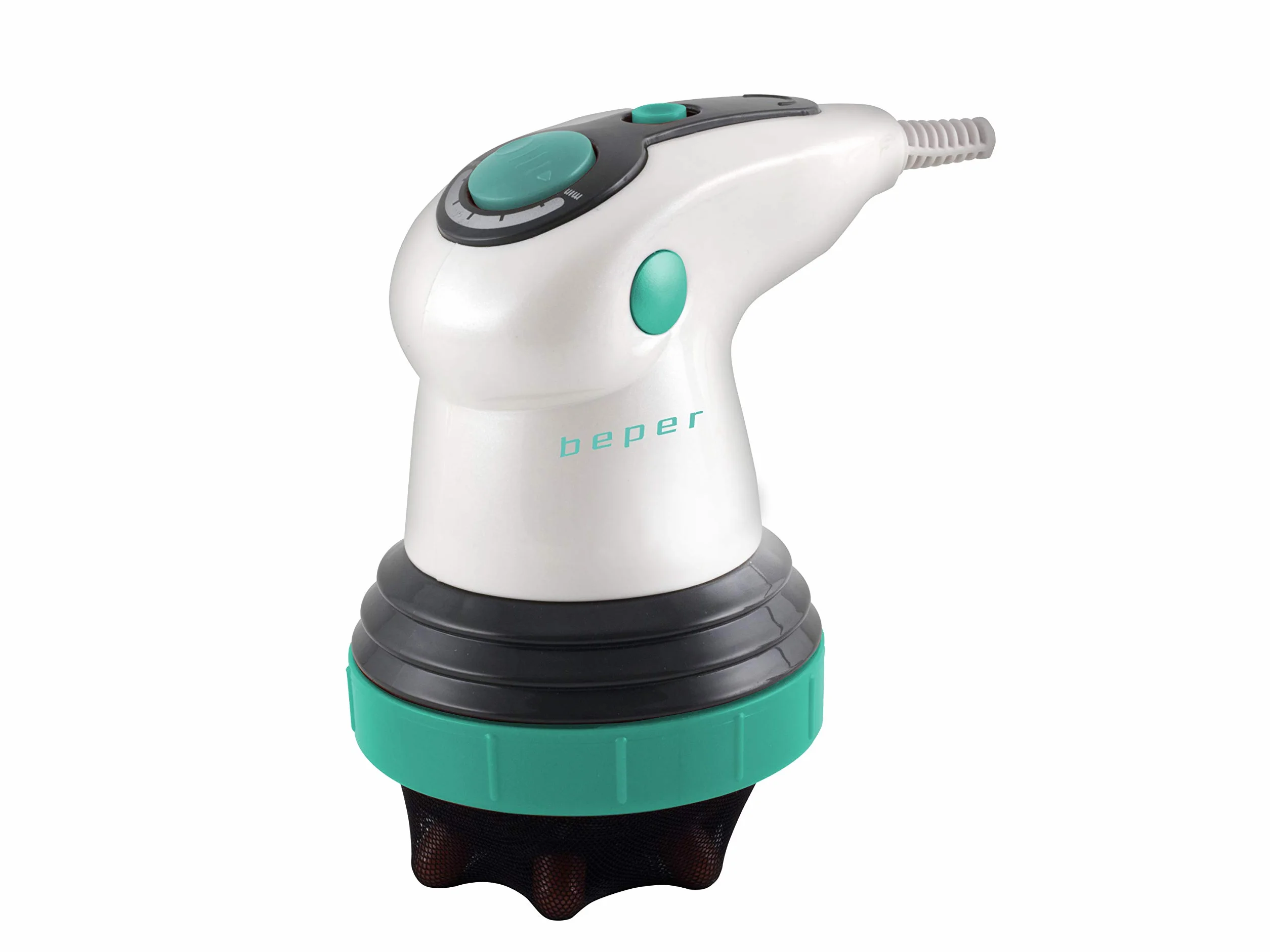 BEPER 40.500 Masajeador Anticelulítico 4 en 1 25 W Infrarrojos Triple Acción Circular Potencia Ajustable Blanco