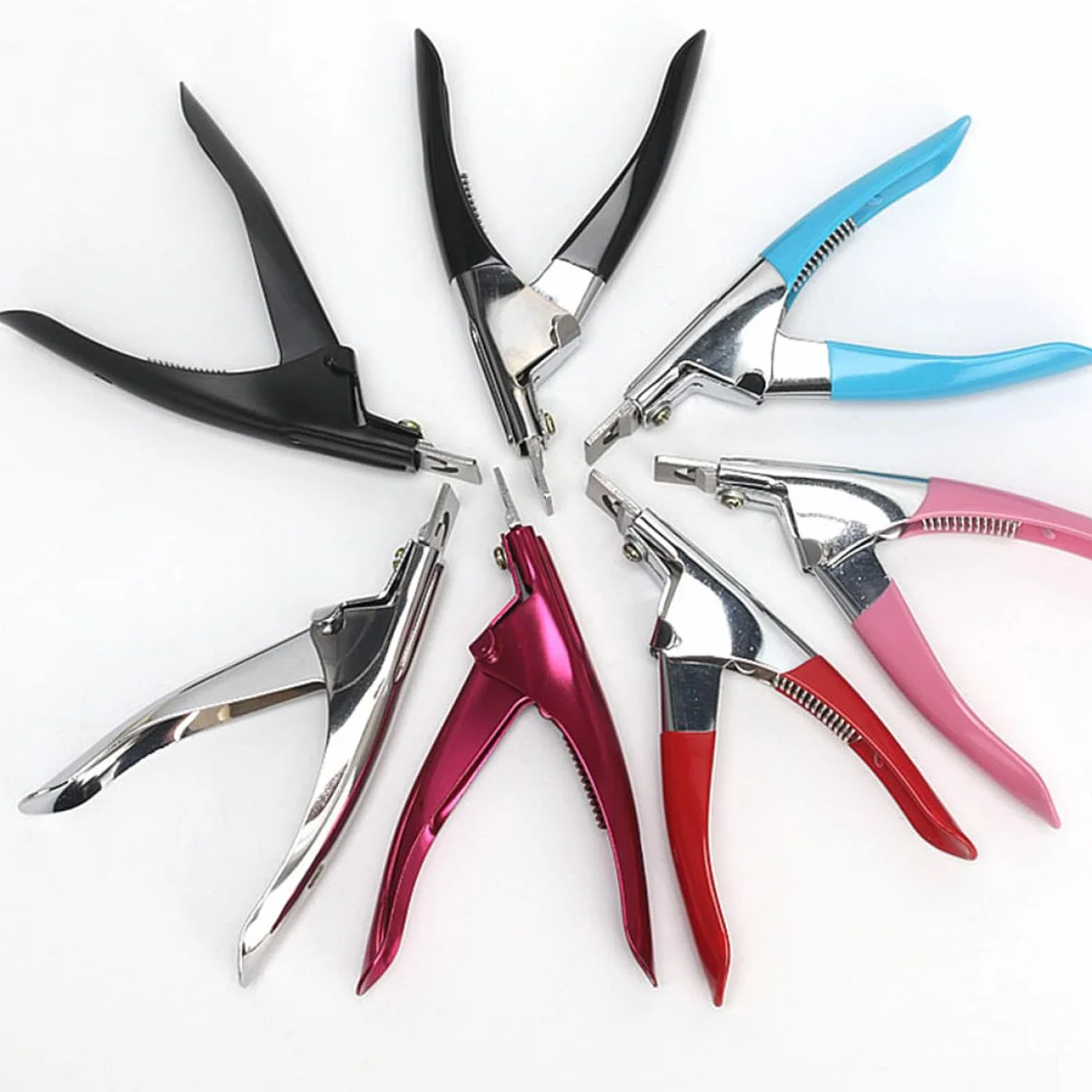 Cortador de Uñas Postizas de Acero Inoxidable Ergonómico Profesional