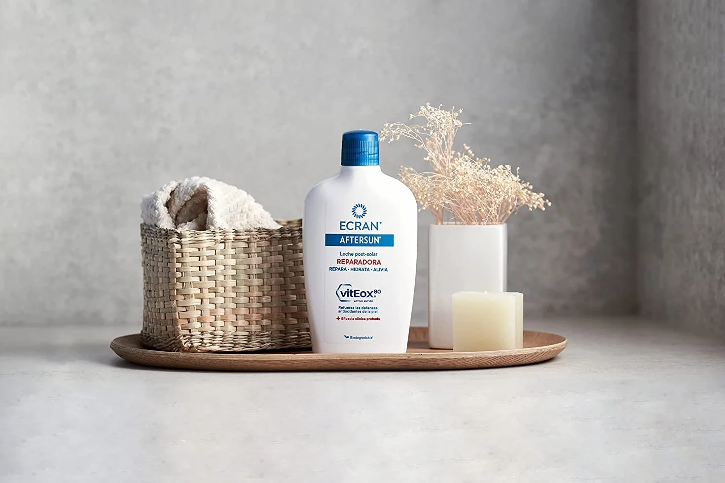 Ecran Aftersun Leche Post Solar Reparadora 400 ml Hidrata Calma Alivia Repara