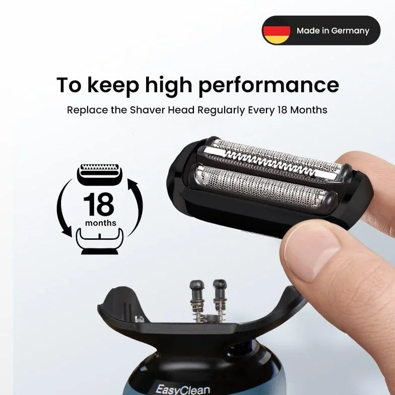 Cabezal de Repuesto Compatible con Braun Serie 5/6 54B para Afeitadora Eléctrica