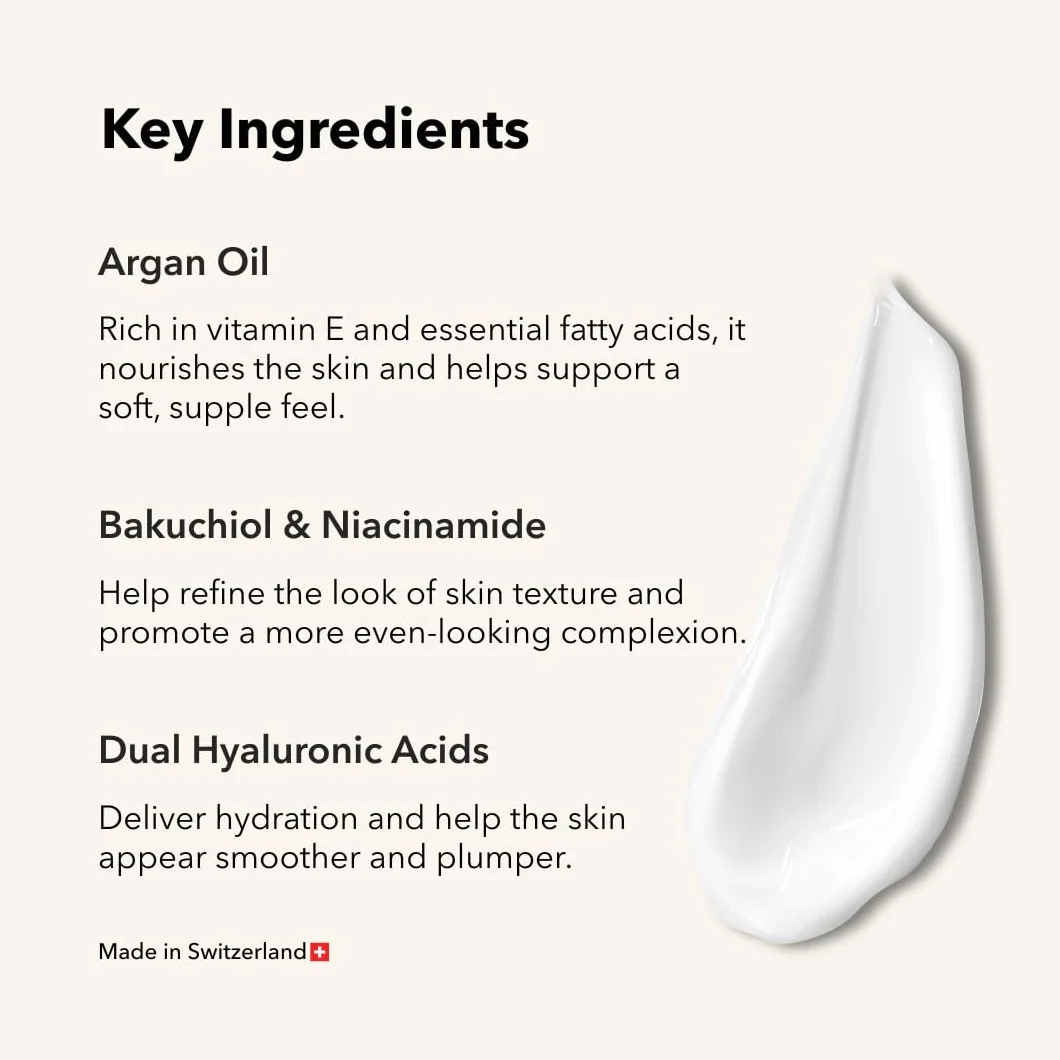 ZAYNA Desert Glow® Crema de día 50 g | para todos los tipos de piel | Aceite de argán, niacinamida, ácido hialurónico, baquuchiol, fabricado en Suiza, para todo tipo de pieles
