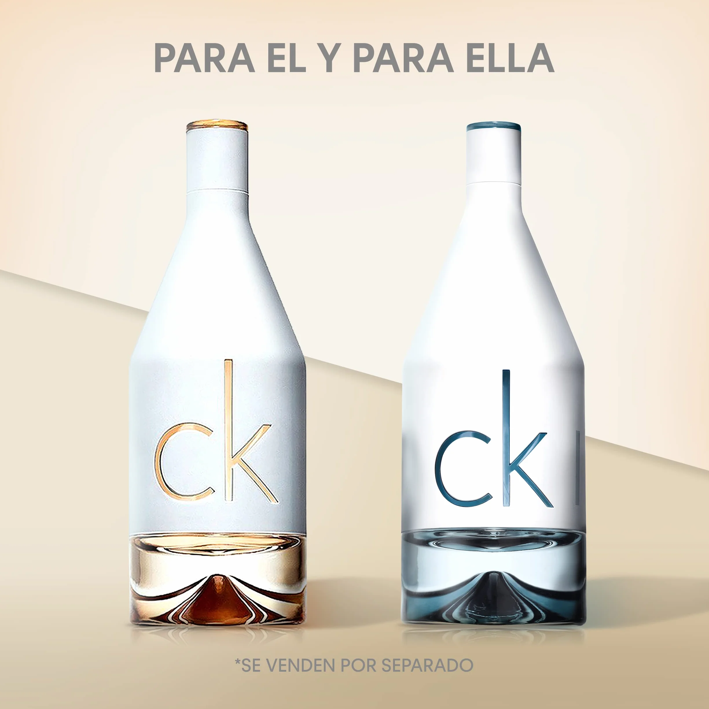 Calvin Klein CK IN2U Eau de Toilette para mujer, fragancia cítrica floral