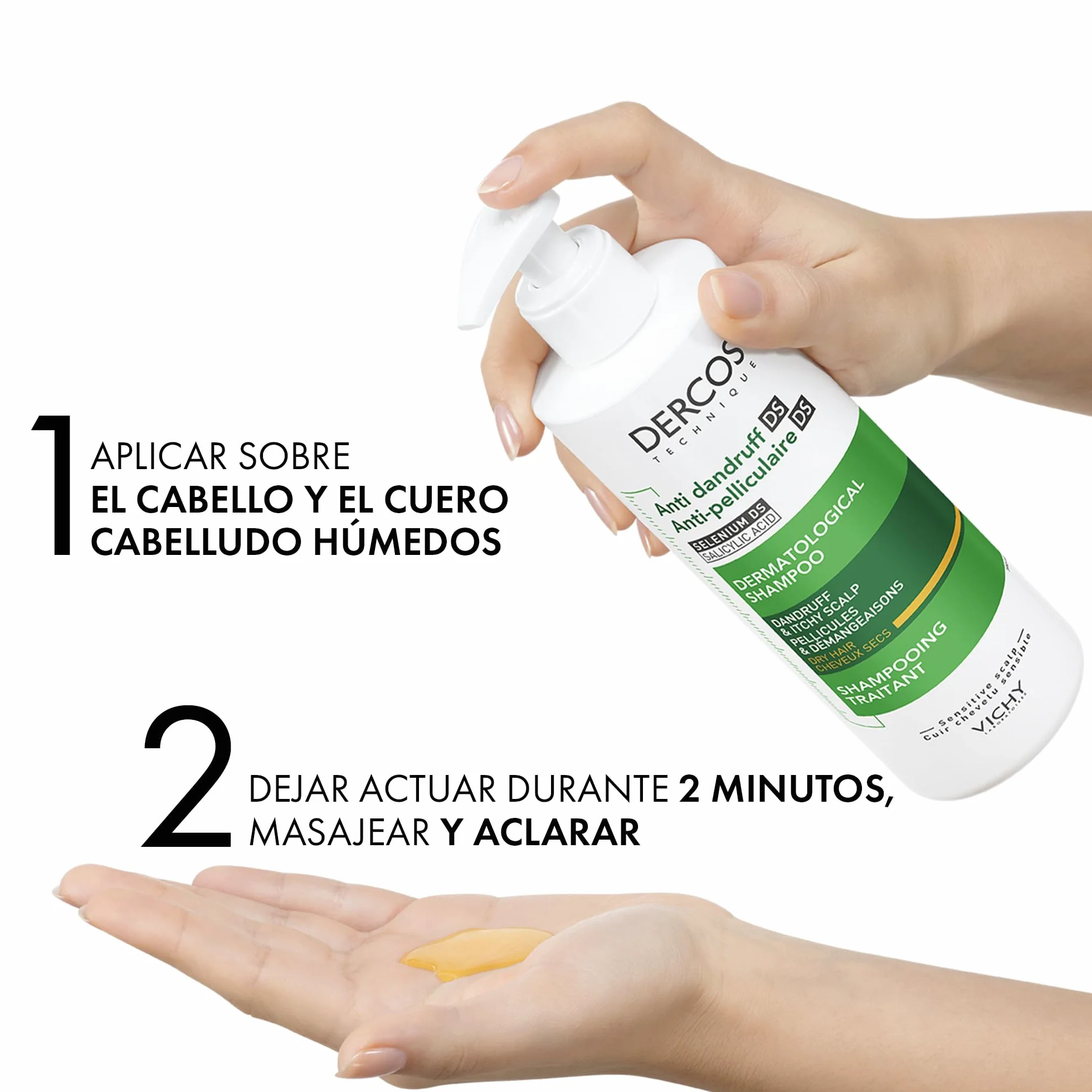 Vichy Dercos Technique Champú Anticaspa 400 ml Cabellos Seco