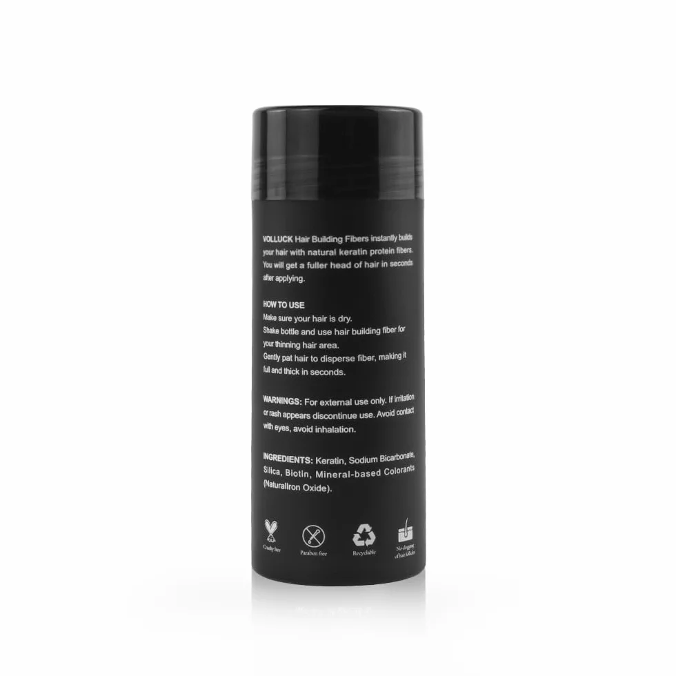 Fibras Capilares 28g Cobertura Instantánea Cabello Fino Volumen Natural Larga Duración Castaño Oscuro