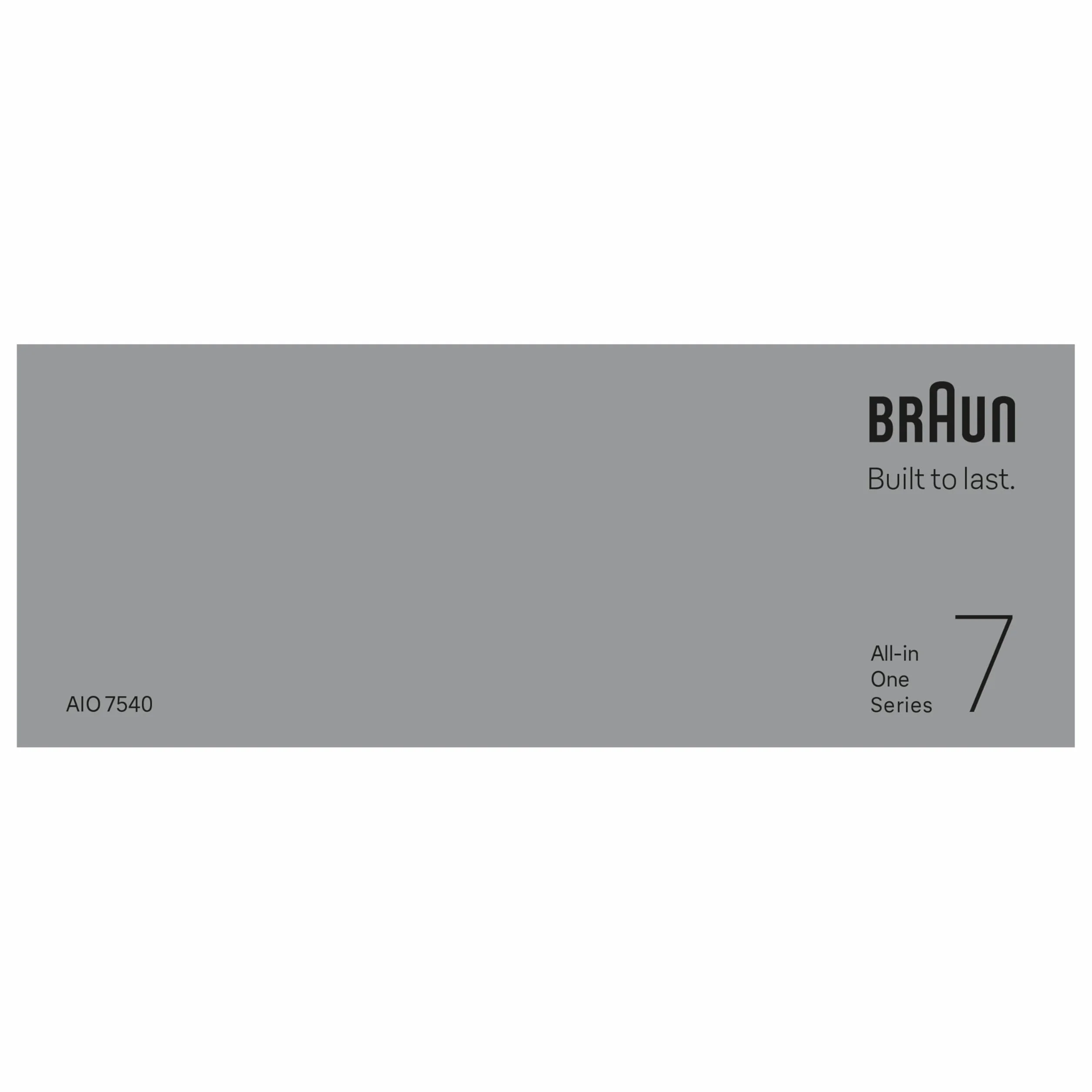 Braun Cortacésped eléctrico serie 7 AIO7540 11 en 1 inalámbrico batería recargable impermeable ProBlade