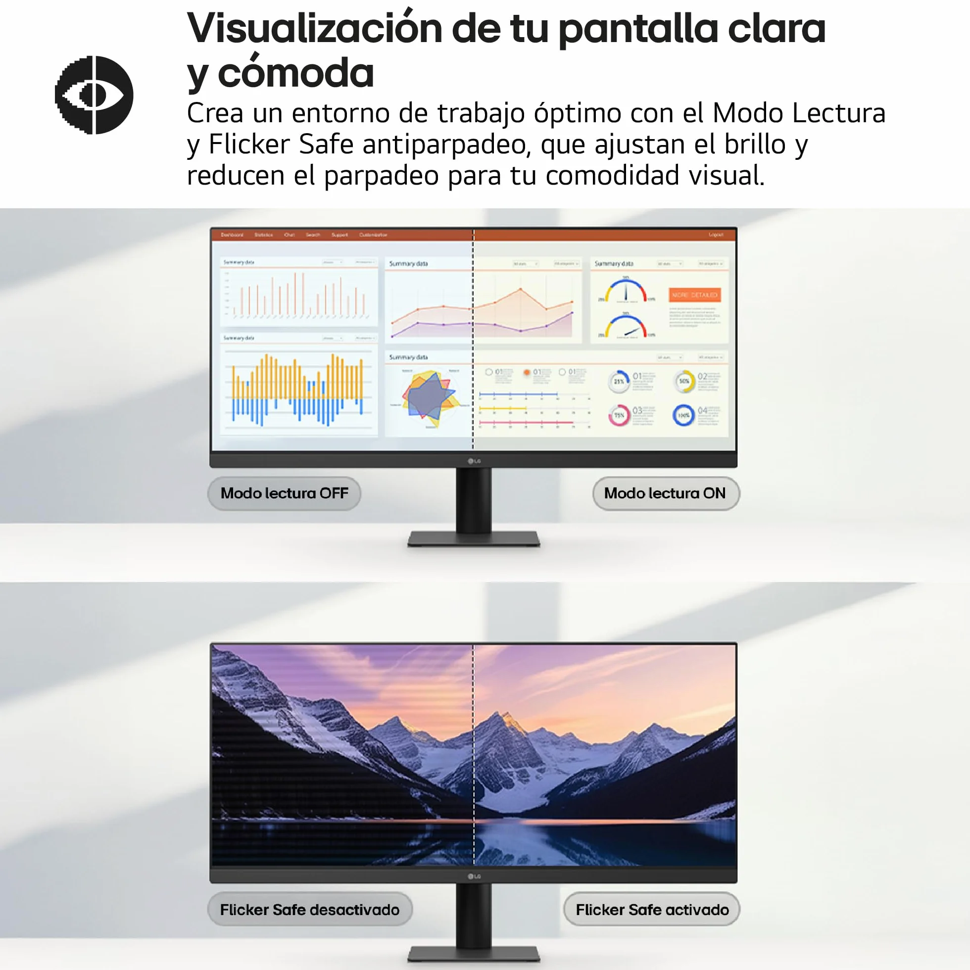 LG 29U511A-B Monitor UltraWide 29" 2560x1080 21:9 IPS UWFHD HDR10 100Hz 5ms GtG Negro