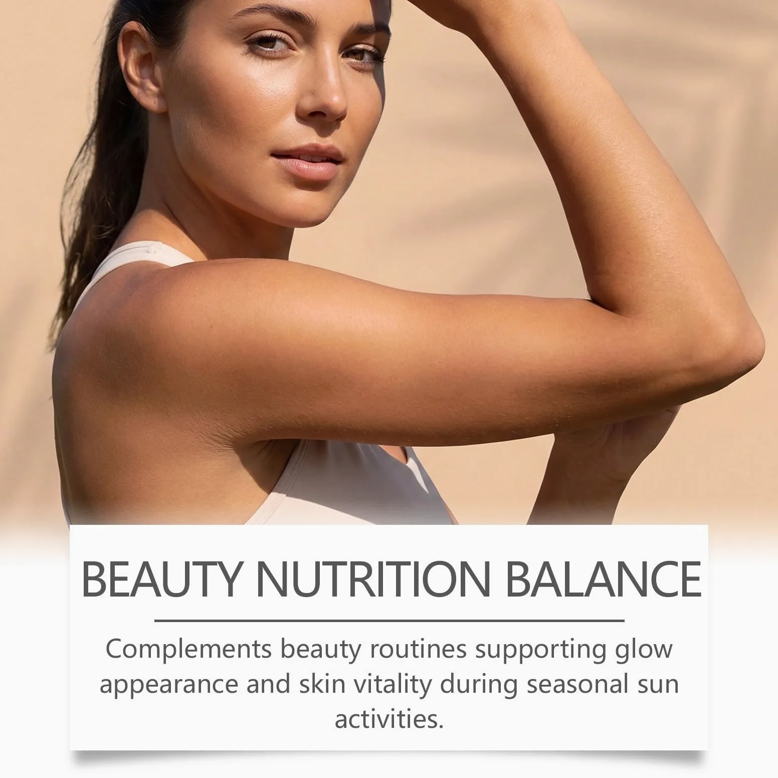 Gummies bronceadoresbronceado rápido sin sol, bronceadores para mujeresmezcla de astaxantina, betacaroteno y licopeno, brillo de la piel e hidratación para un brillo natural,