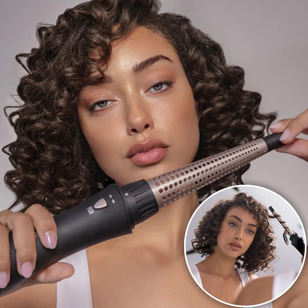 Cecotec Cepillo de Aire 10 en 1 Bamba CeramicCare 10in1 Styler, 1000 W, 10 Cabezales, 3 Temperaturas, 2 Velocidades, Cerámica, Aire Frío