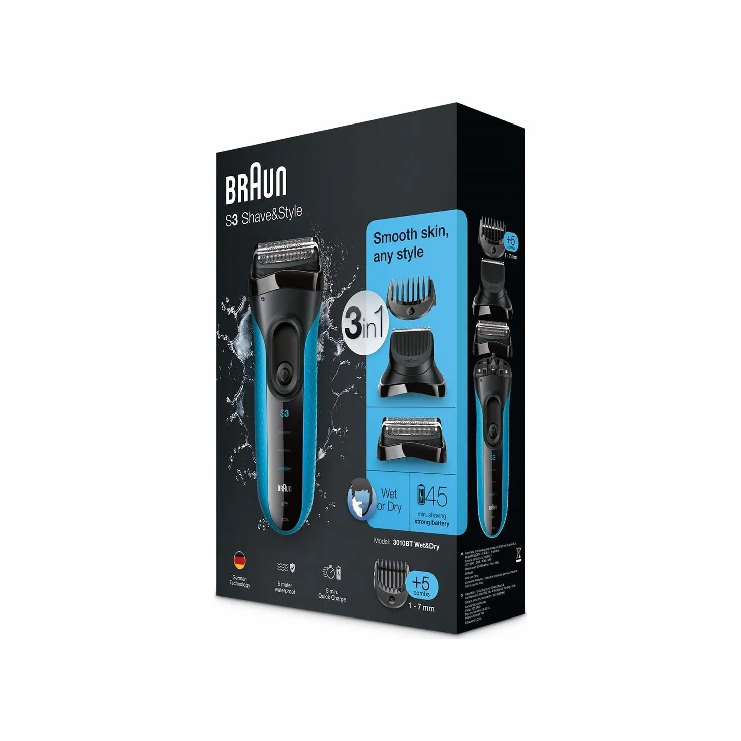 BRAUN Series 3 Shave & Style AFEITADORA