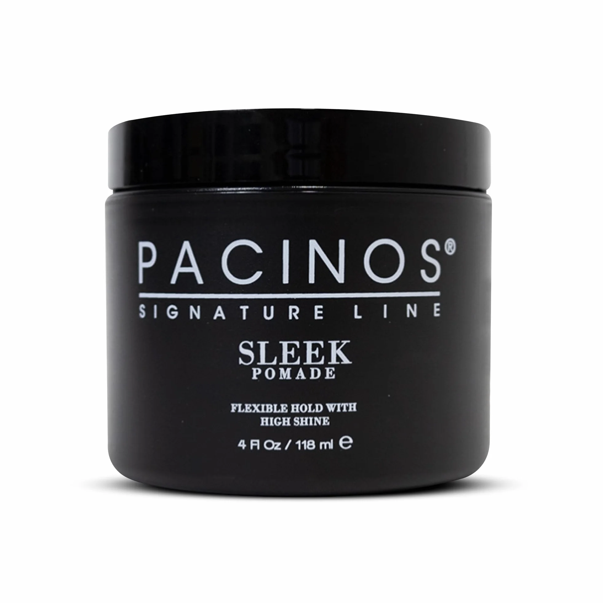 Pacinos Sleek Pomade 118ml Extra Hold Shine Finish Pomada a Base de Agua Hombre