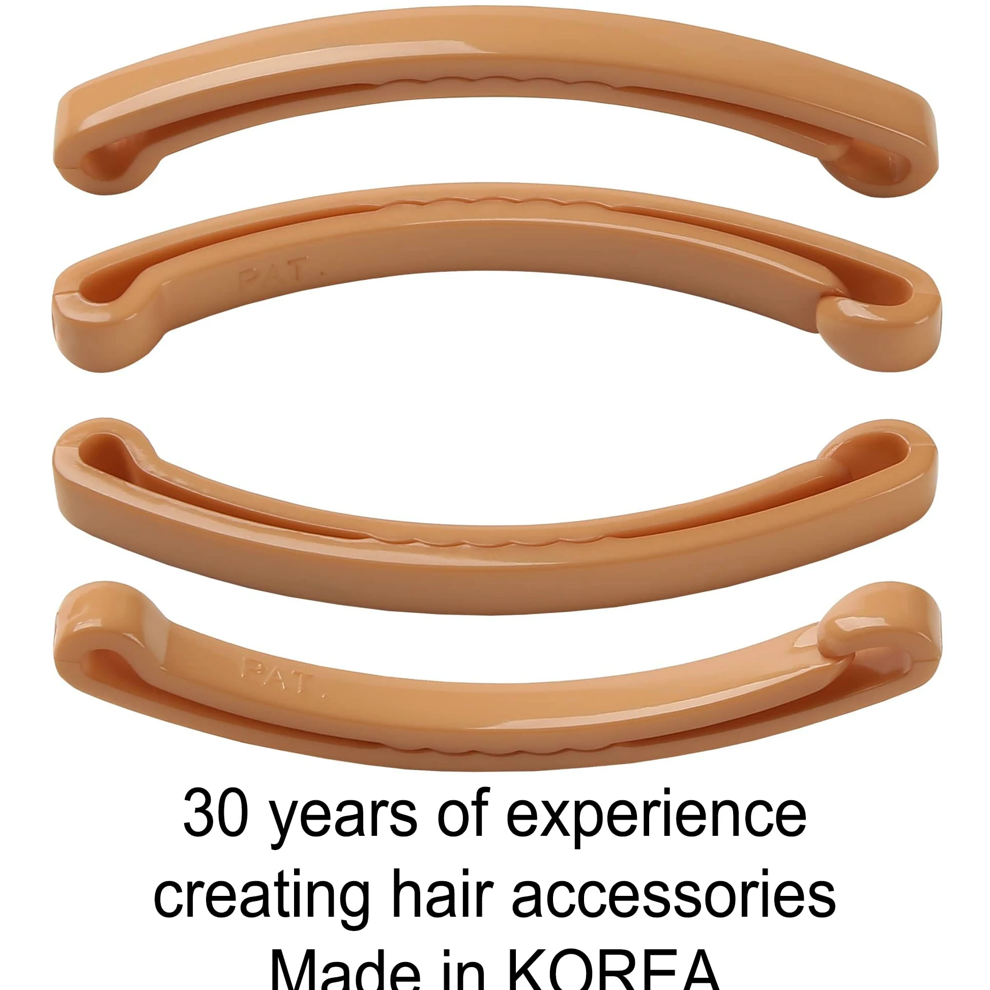 Pasadores de plástico pequeños para peinar el pelo, pinzas decorativas para medio recogido y cola de caballo, para niñas, mujeres con cabello muy fino y mediano, 18 piezas (GPL5)