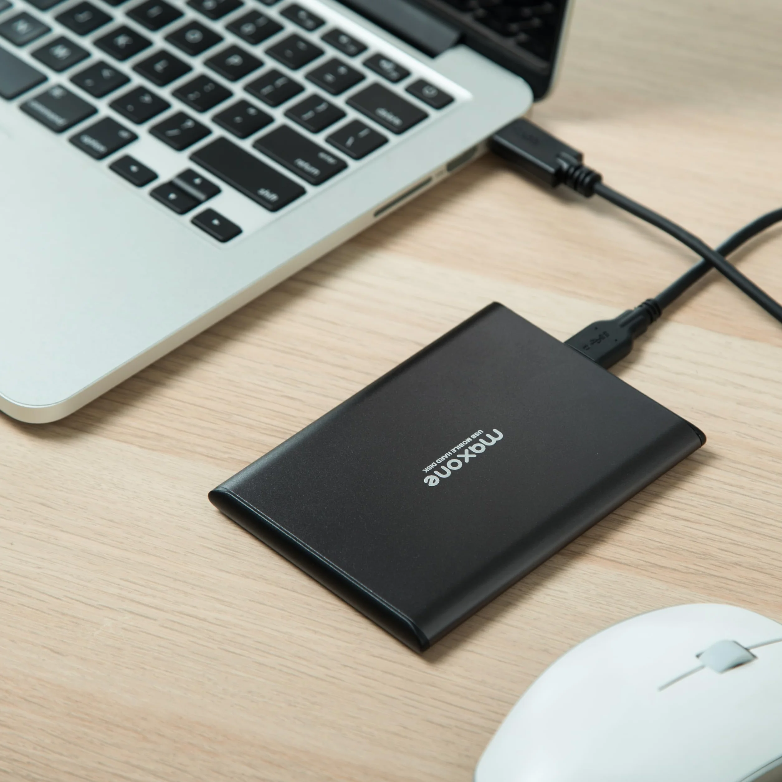 Maxone Disco Duro Externo 500GB 2.5" USB 3.0 HDD Portátil Gris