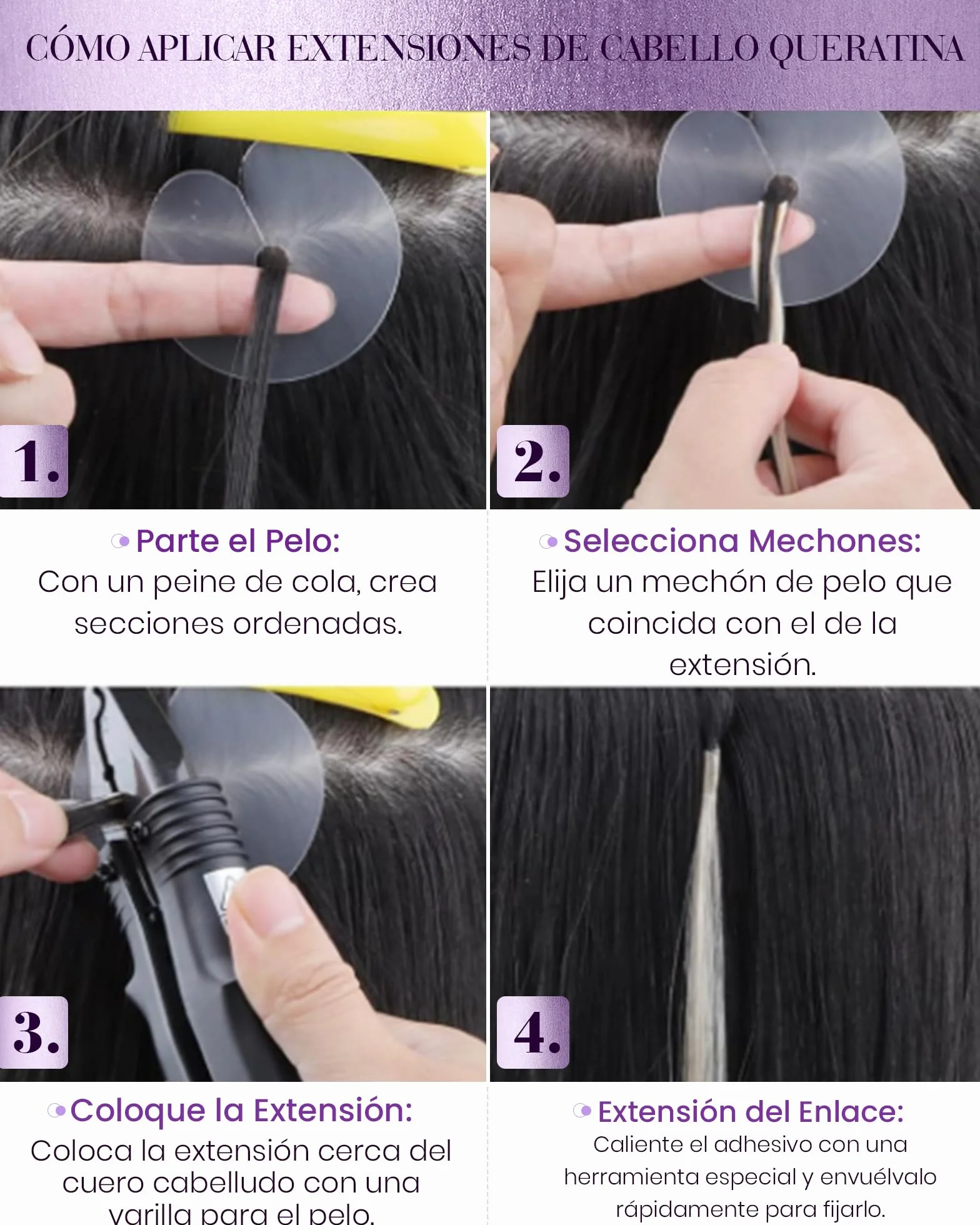LaaVoo Extensiones Queratina Pelo Natural Marrón Claro Rubia Platino 50g 22 Pulgadas 55cm #P8/60