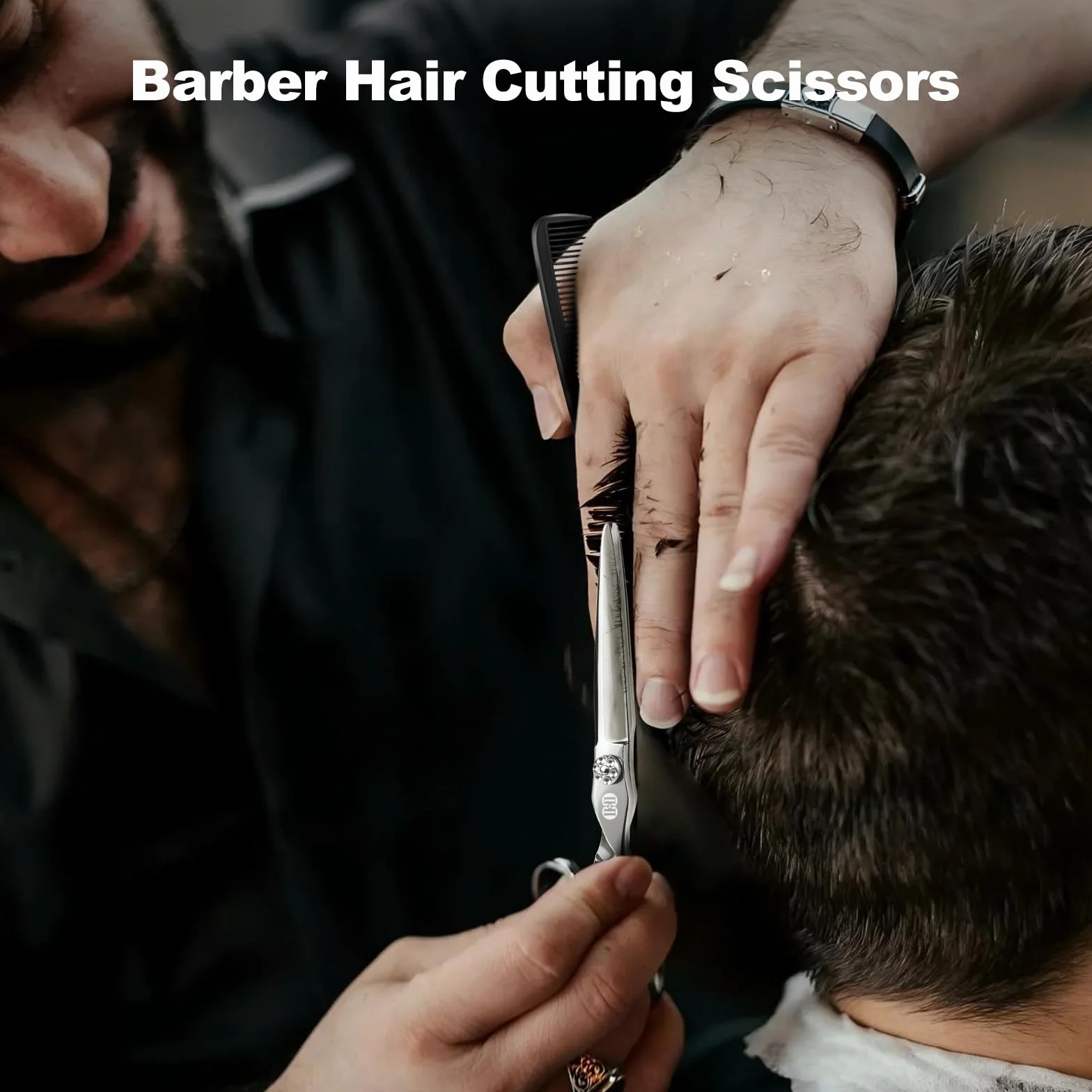 CIICII Tijeras Peluqueria Profesional 440C 6.7 Pulgadas Cortar Pelo