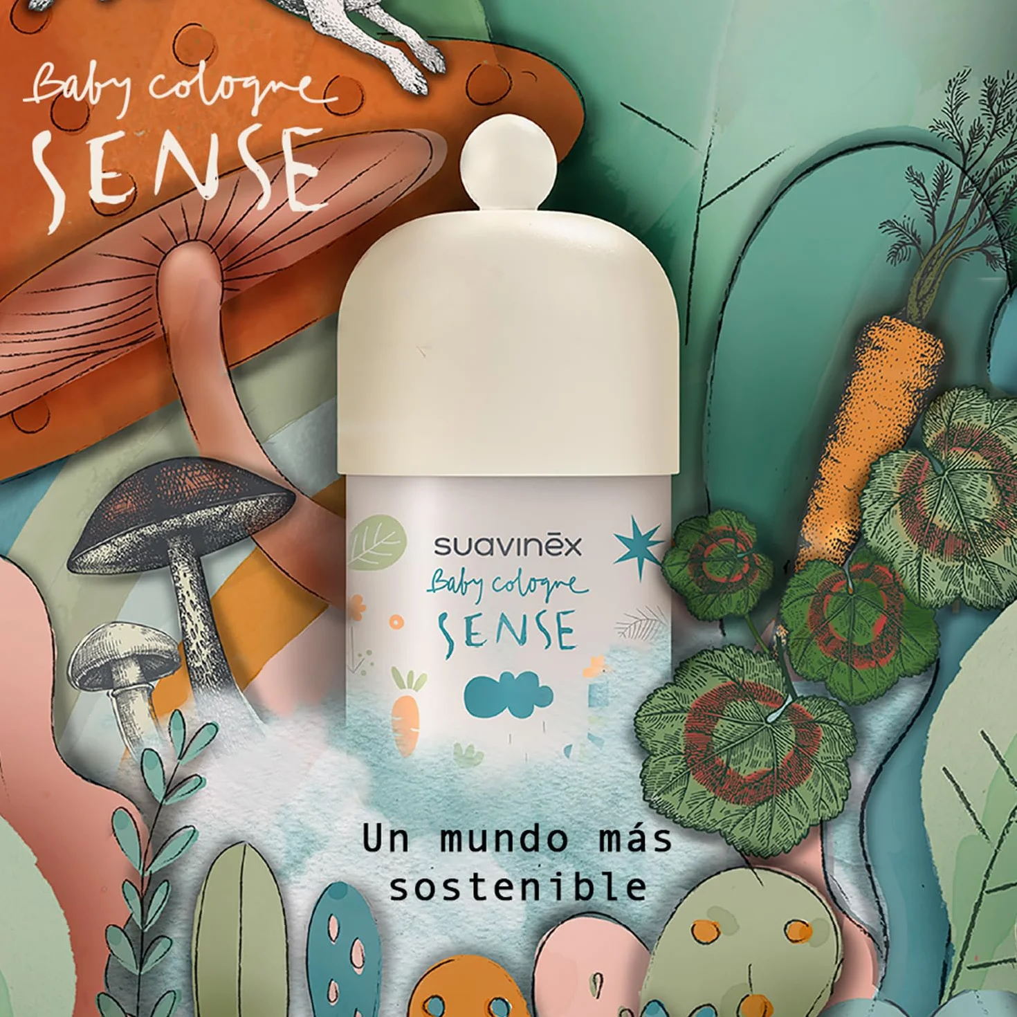 Suavinex Baby Cologne Sense Colonia Sin Alcohol para Bebés 100 ml