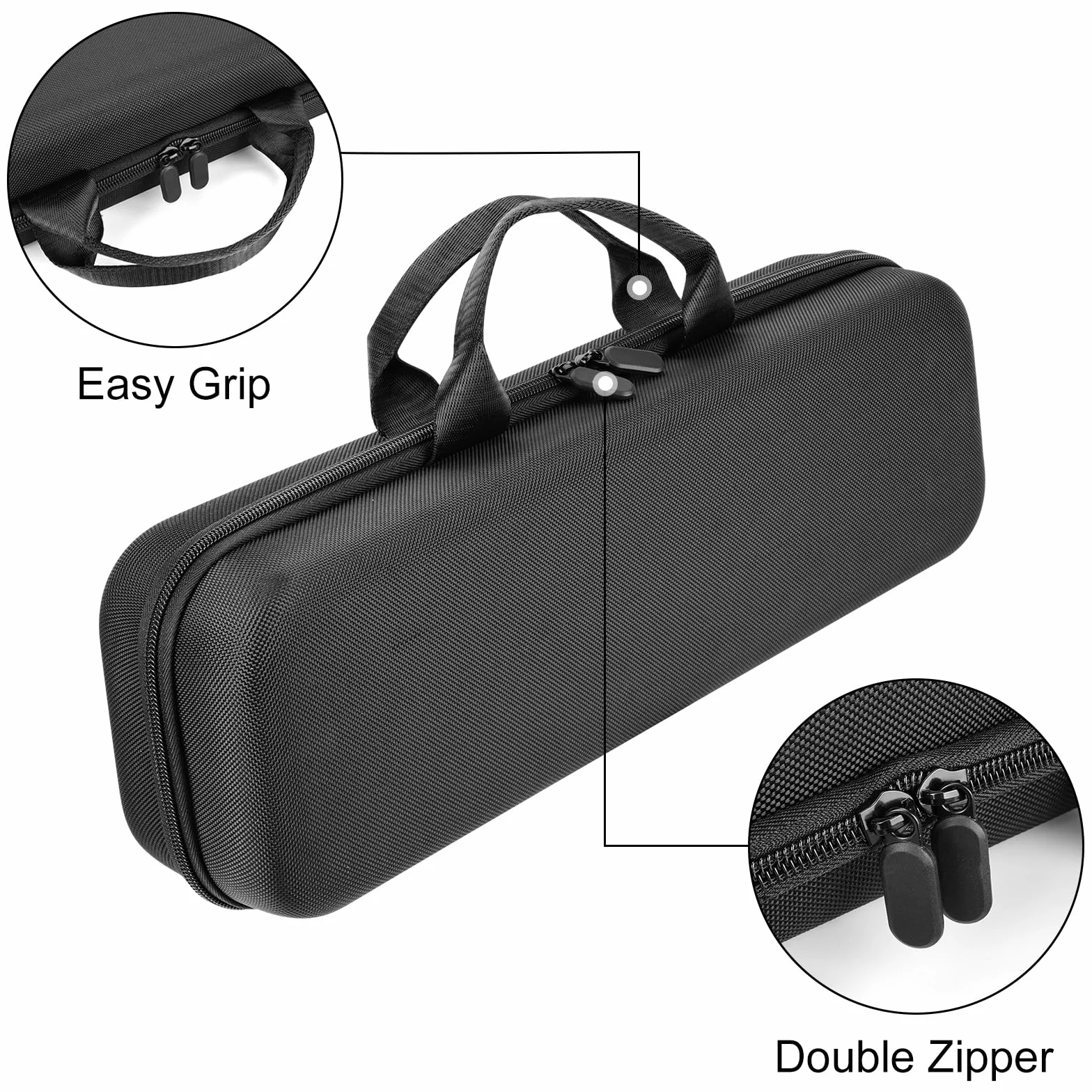POFIBO Funda Rígida de Viaje para Dysons Airstrait HT01 - Bolsa de Viaje Portátil a Prueba de Golpes, Funda Protectora Portátil para la Plancha de Pelo para Dysons Airstrait