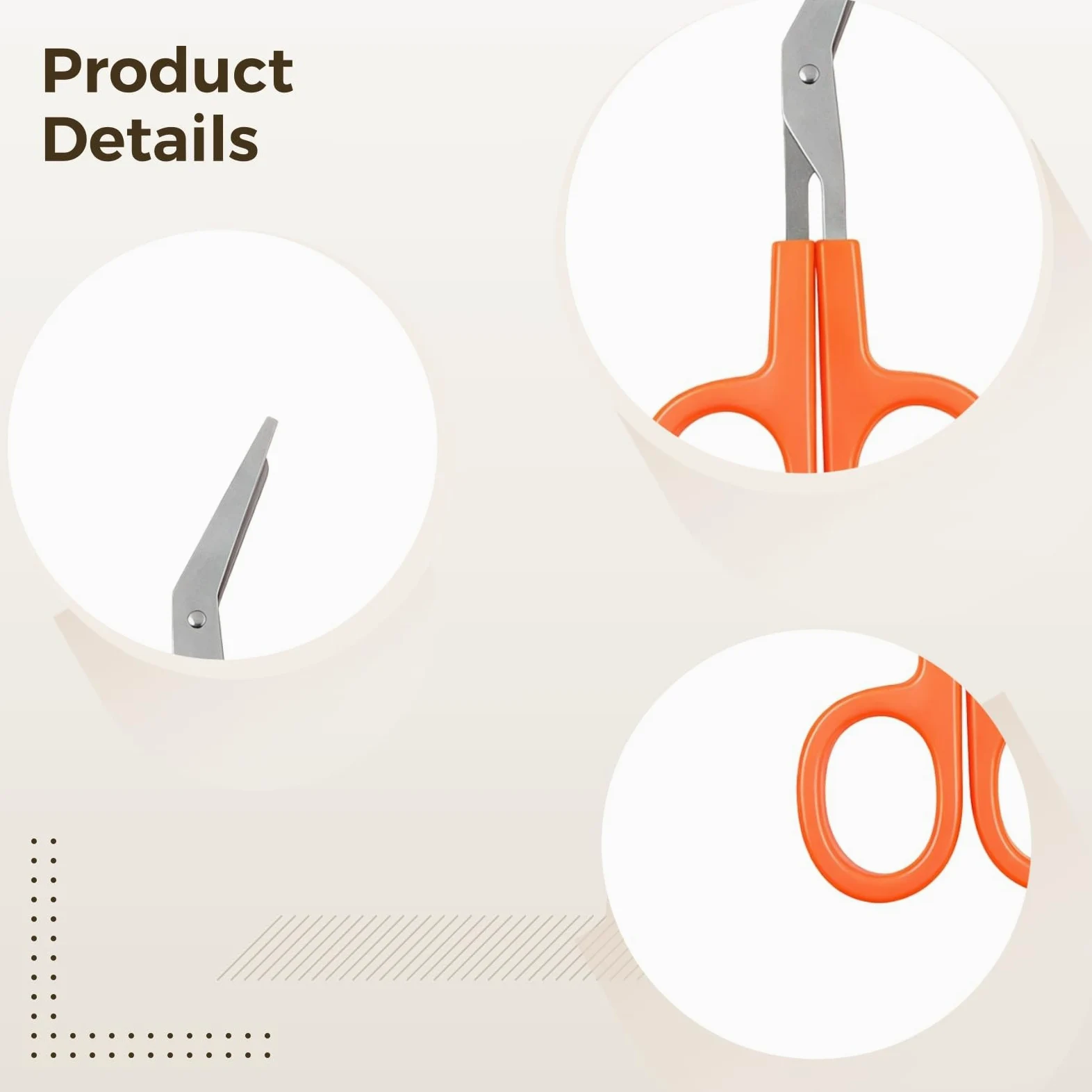 25 tijeras de vendaje con diseño de punta doblada, juego de mini tijeras médicas, cuchillas de acero inoxidable con asas de plástico, codificadas por colores para la gestión, tamaño compacto de 12 cm