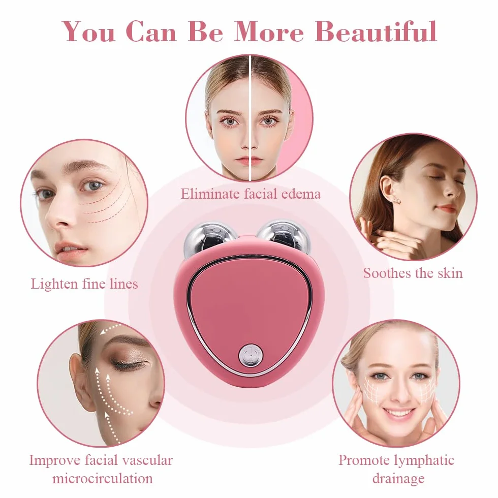 Masajeador Facial Microcorriente Antiarrugas Lifting USB