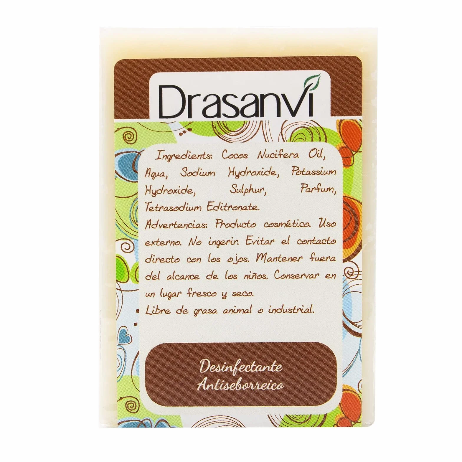 Drasanvi Jabón de Azufre 100g Antiséptico Seborregulador Acné Piel Grasa