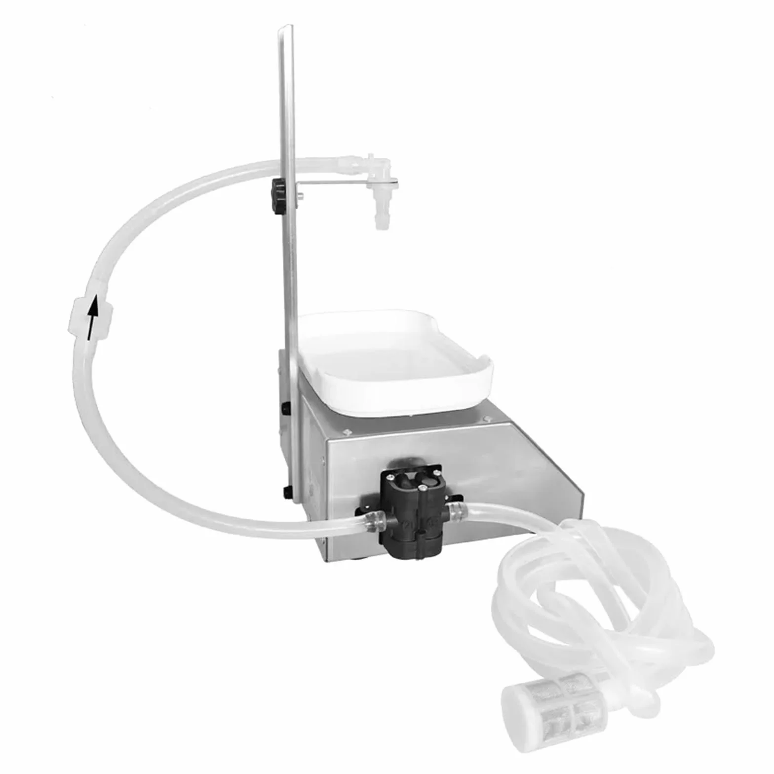 Máquina de llenado de líquidos 10ml-3000ml con bomba de diafragma para aceite, agua, bebida