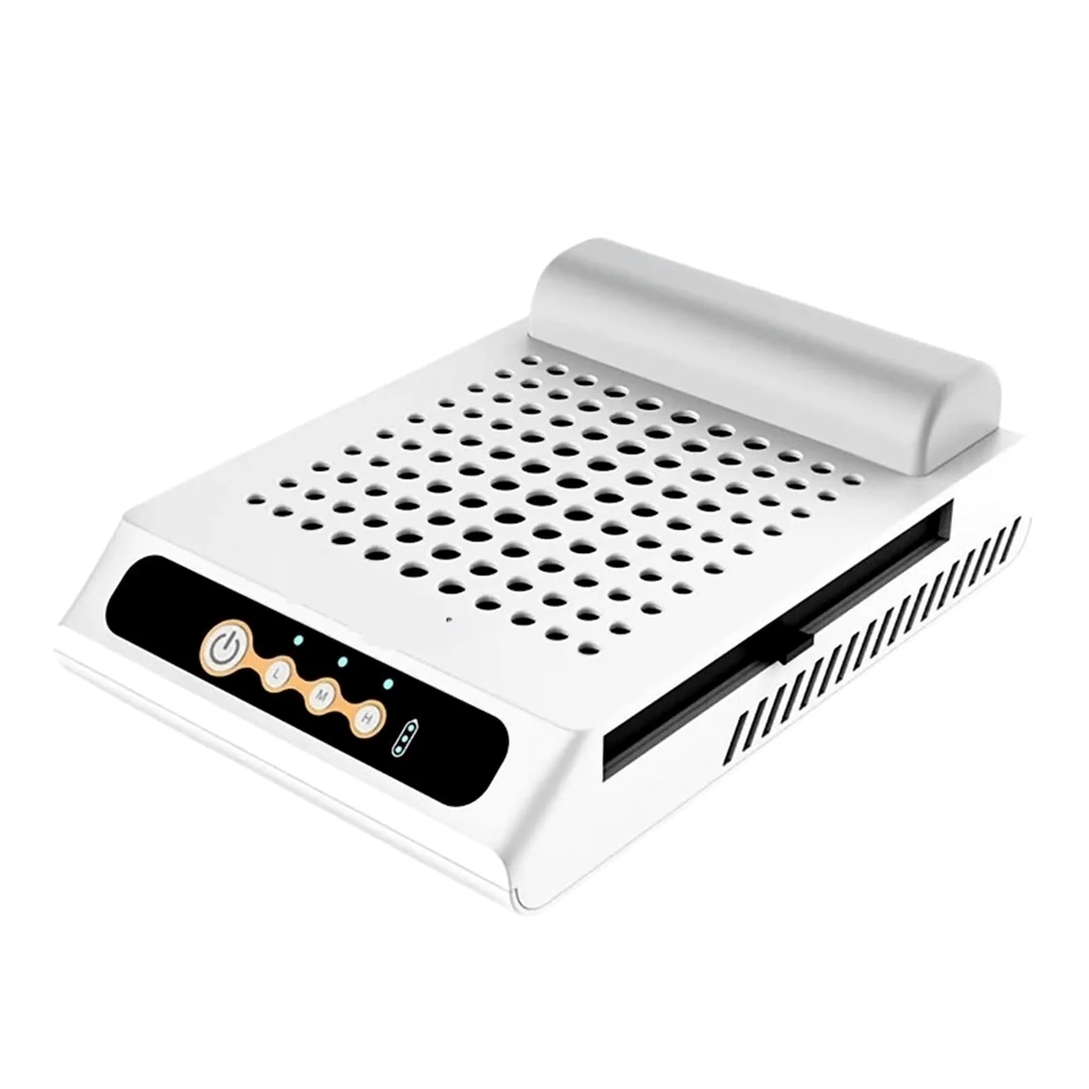 Colector de Polvo de uñas de 70W, Ventilador de Polvo al vacío, Filtro Reutilizable Recargable con Cepillo, Equipo Profesional for uñas, Velocidad Ajustable con Potente succión