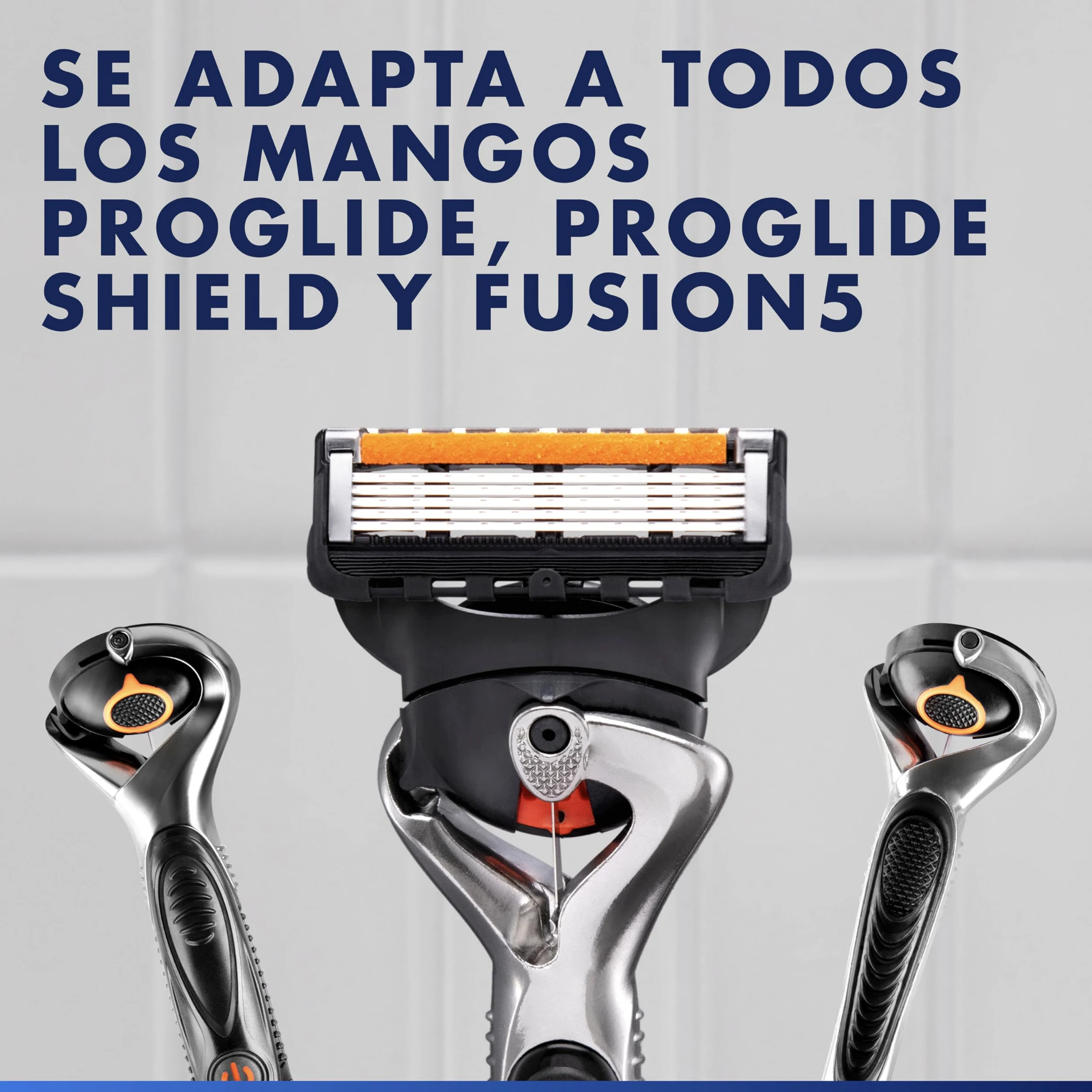 Gillette Proglide Cuchillas de Afeitar Hombre, Pack de 24 | Recambios para Maquinillas de Afeitar Gillette Proglide y Fusion5, con 5 Hojas, Doble Lubricación Y Recortadora de Precisión