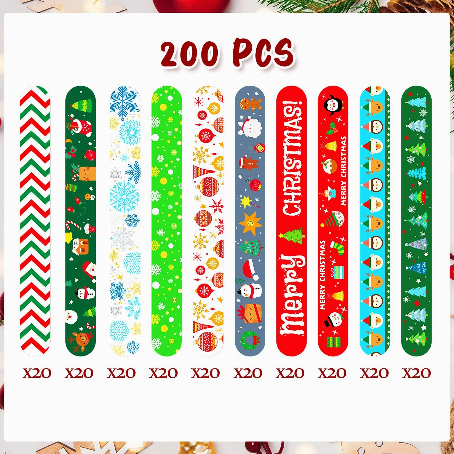 Lasnten Juego de 200 limas de uñas para uñas naturales, calabaza, gato, fantasma, limas de doble cara, limas de uñas, lima de uñas, herramienta de manicura y pedicura para uñas acrílicas, hombres y