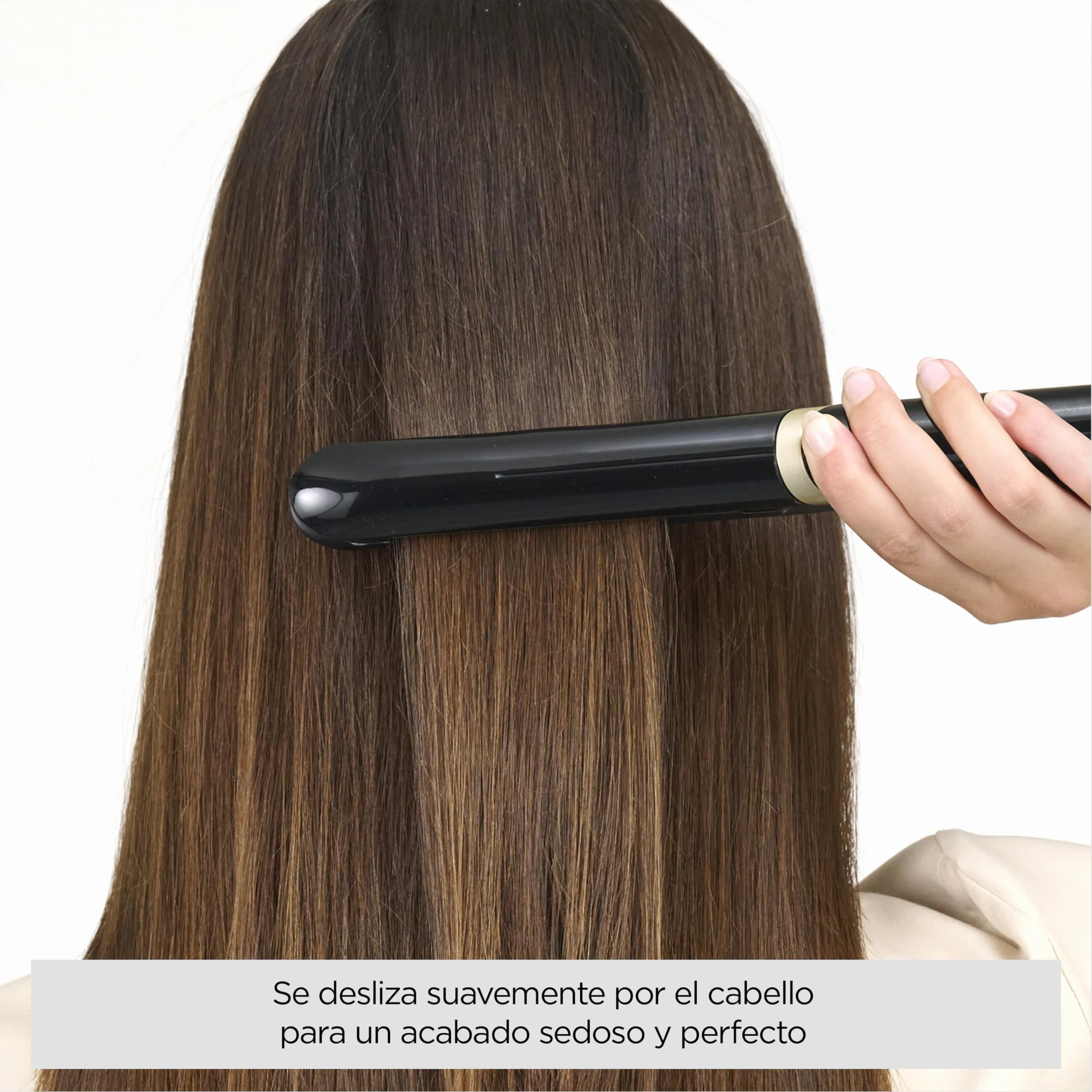 BaByliss Plancha de Pelo Super Smooth ST393E - Tecnología iónica anti frizz, Placas de cerámica, 140-235°C