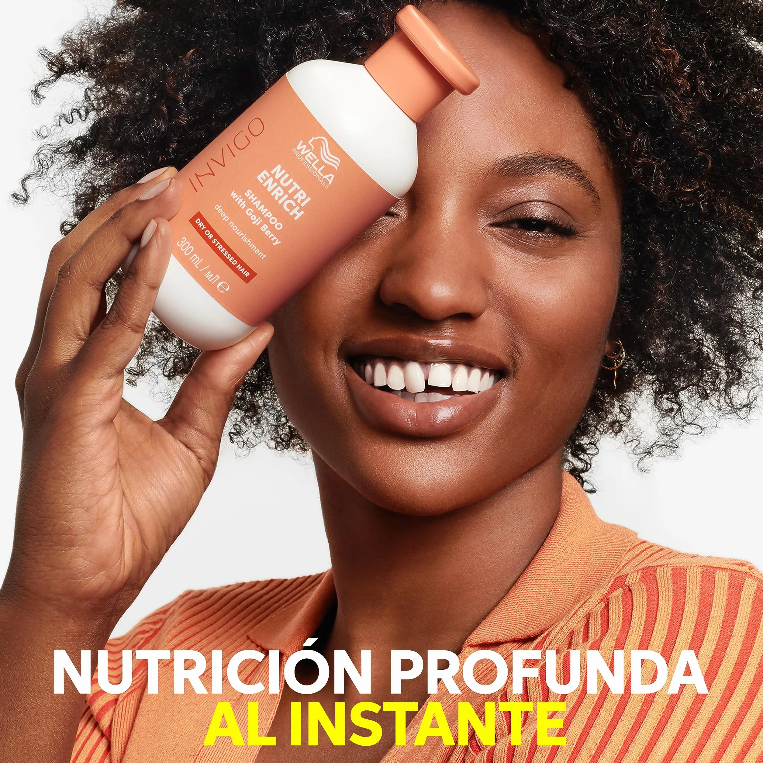 Wella Professionals Invigo Nutri Enrich Champú nutritivo ácido oleico bayas goji restaura cabello seco dañado