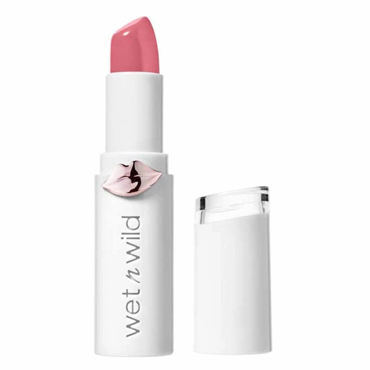 Wet n Wild MEGALAST LIPSTICK Barra de Labios Hidratante Color Intenso Acabado Brillante Larga Duración Vegana Pinky Ring 1 Unidad