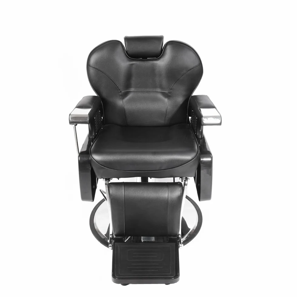 Silla de peluquería hidráulica reclinable 360° 96x94x84 cm Negro Profesional