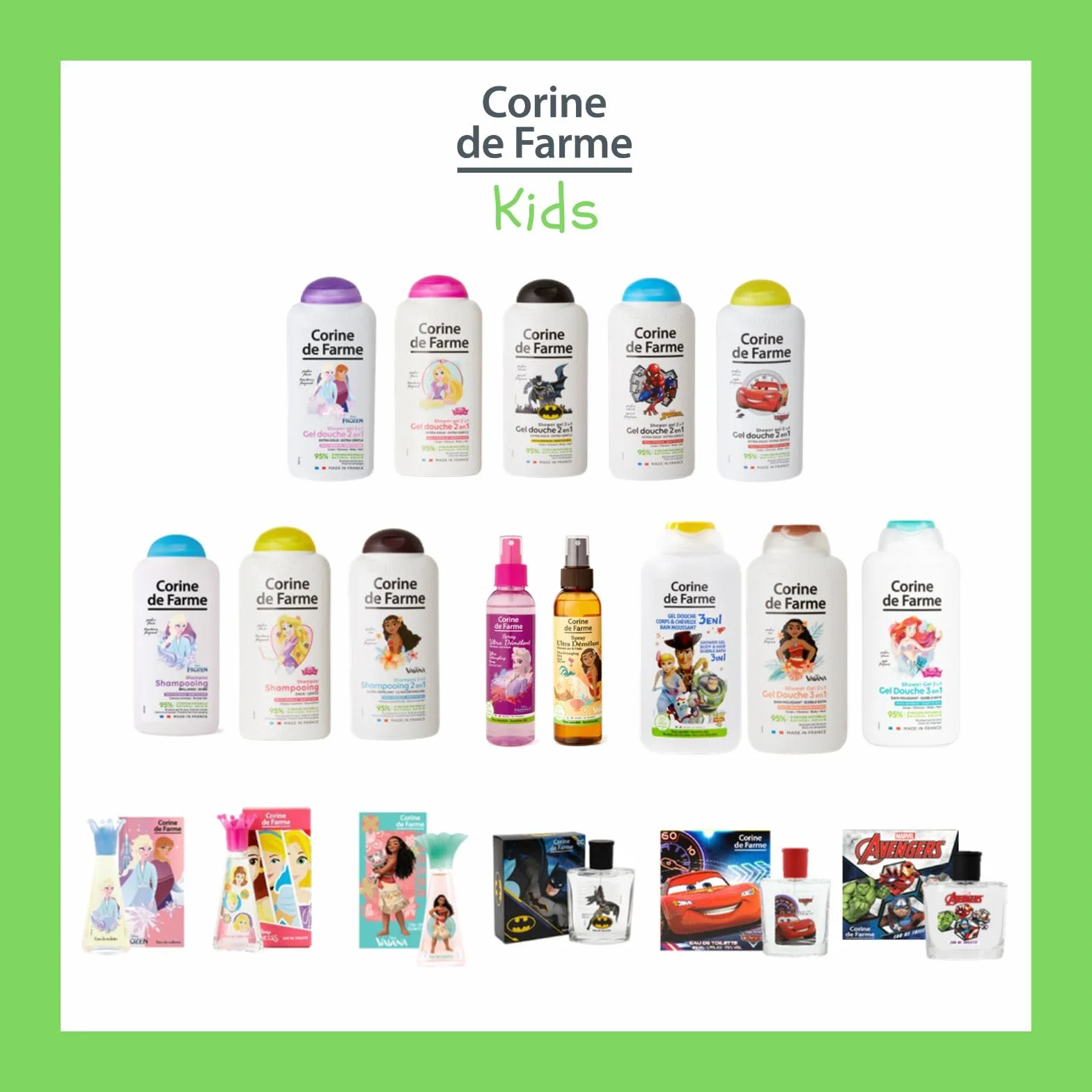 Corine de Farme Eau de Toilette Cars Disney Colonia para Niños 3 Años Clean Beauty 50 ml