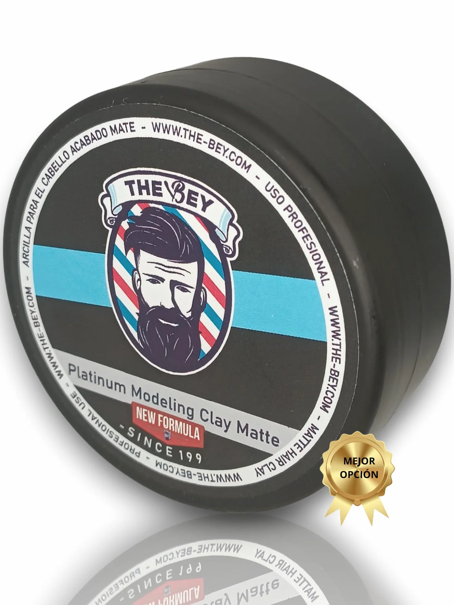 Arcilla Barbera Platinum Modeling Clay MATTE - Barro natural de fijación para peinados