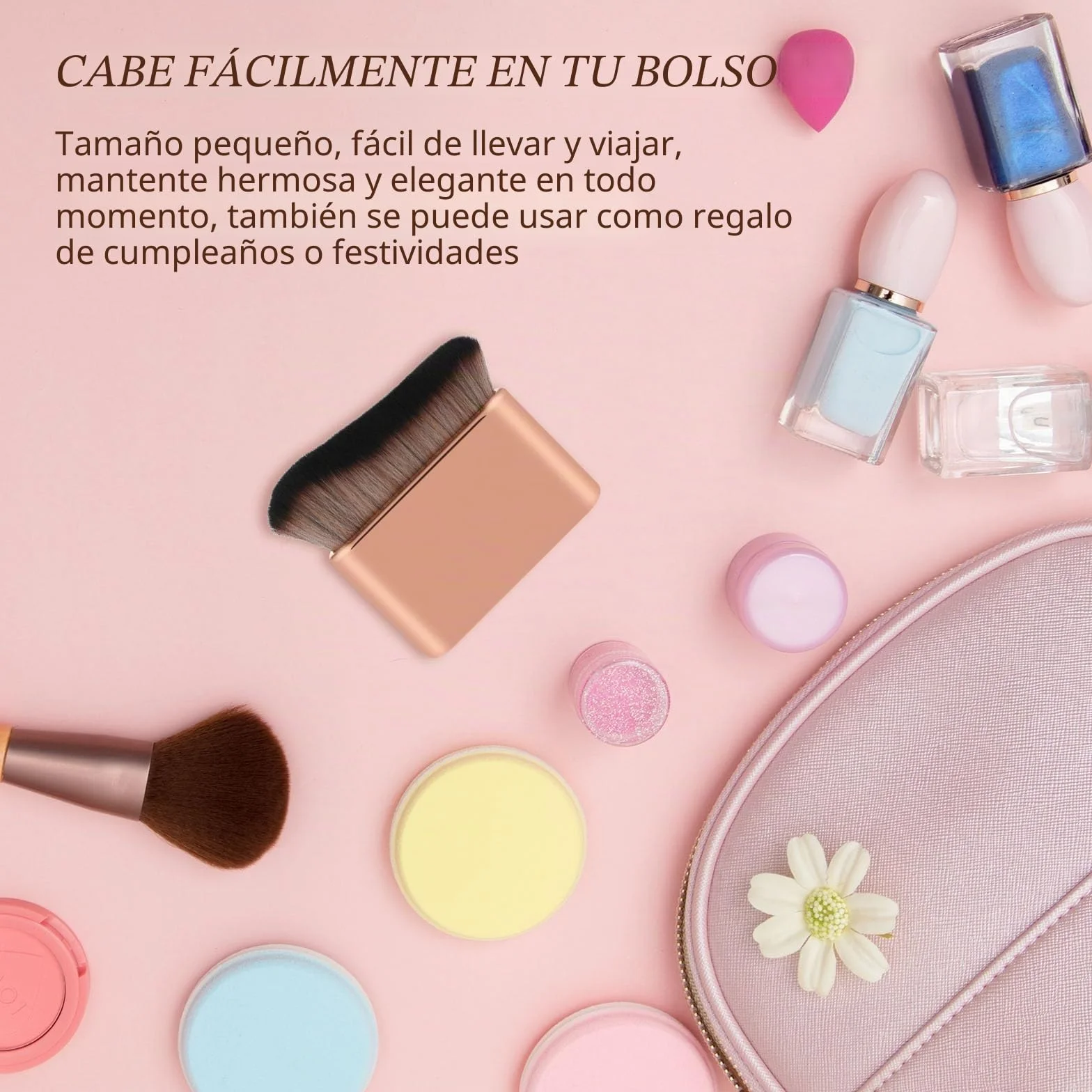 Brocha autobronceadora Kabuki para cuerpo y piernas