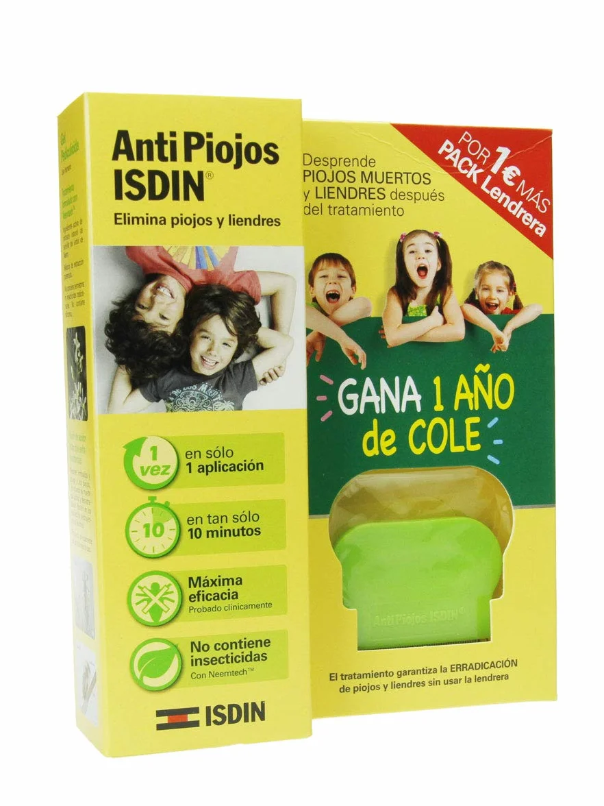 ISDIN Anti Piojos Set Gel Pediculicida Y Peine