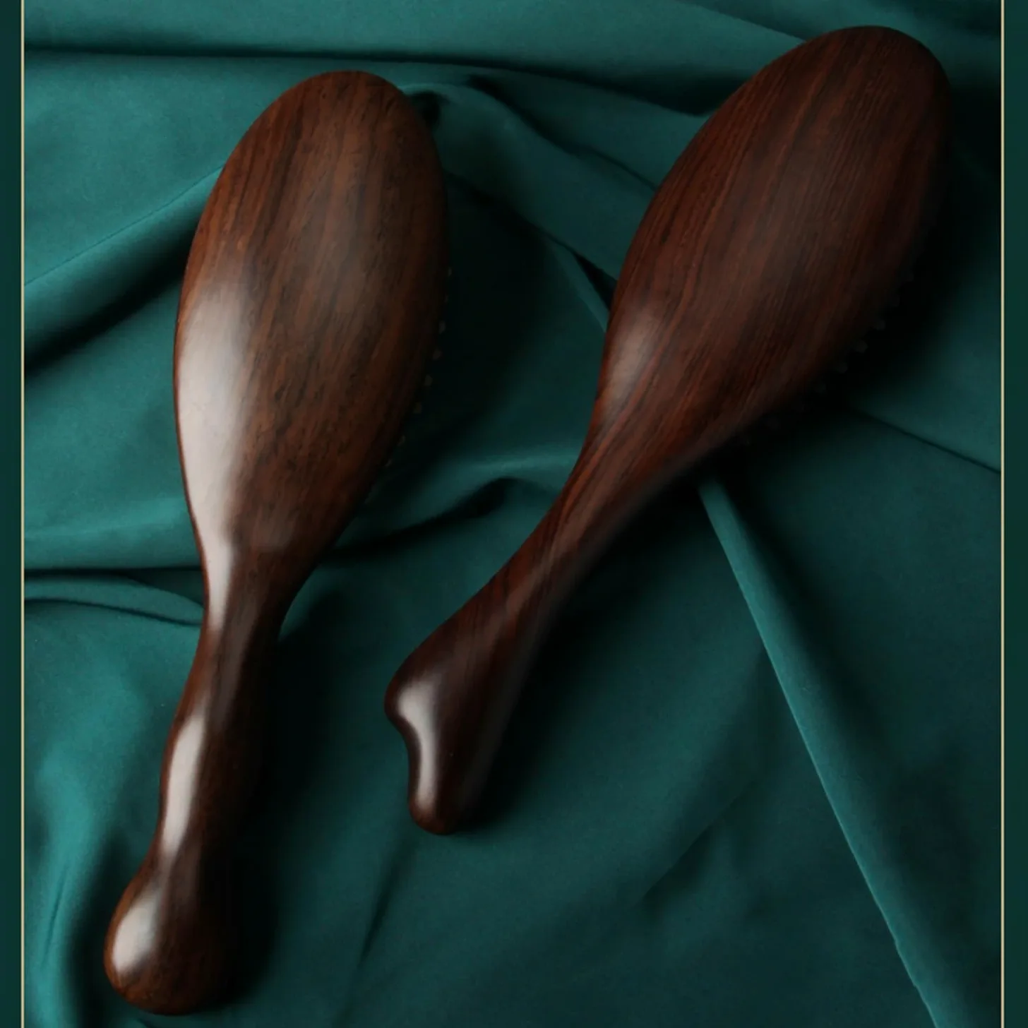 Cepillo para el Cabello, Peine Ovalado de Madera antiestático para masajes, Cepillo para el Cabello desenredante, cepillos masajeadores con cojín de Aire para Cabello Largo