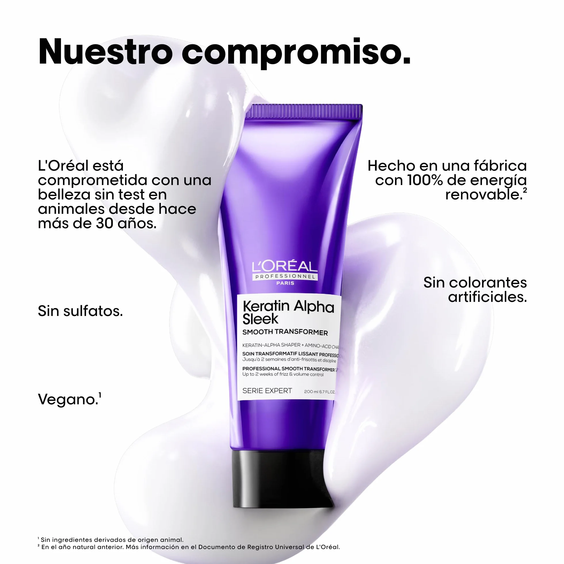 L’Oréal Professionnel Smooth Transformer Keratin Alpha Sleek Tratamiento Progresivo Anti-Frizz 200 ml