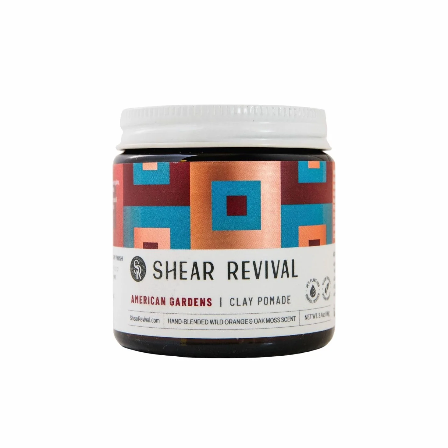 Shear Revival American Gardens Pomada de arcilla fijación fuerte acabado mate vegana