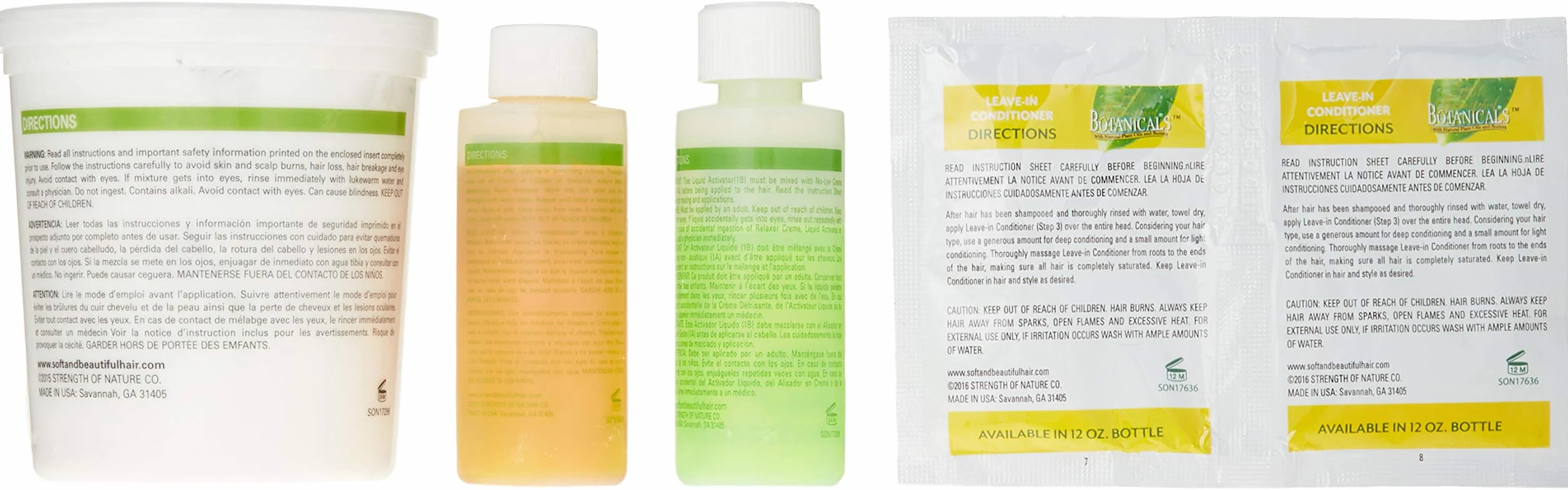 Botanical Relaxer Kit Regular