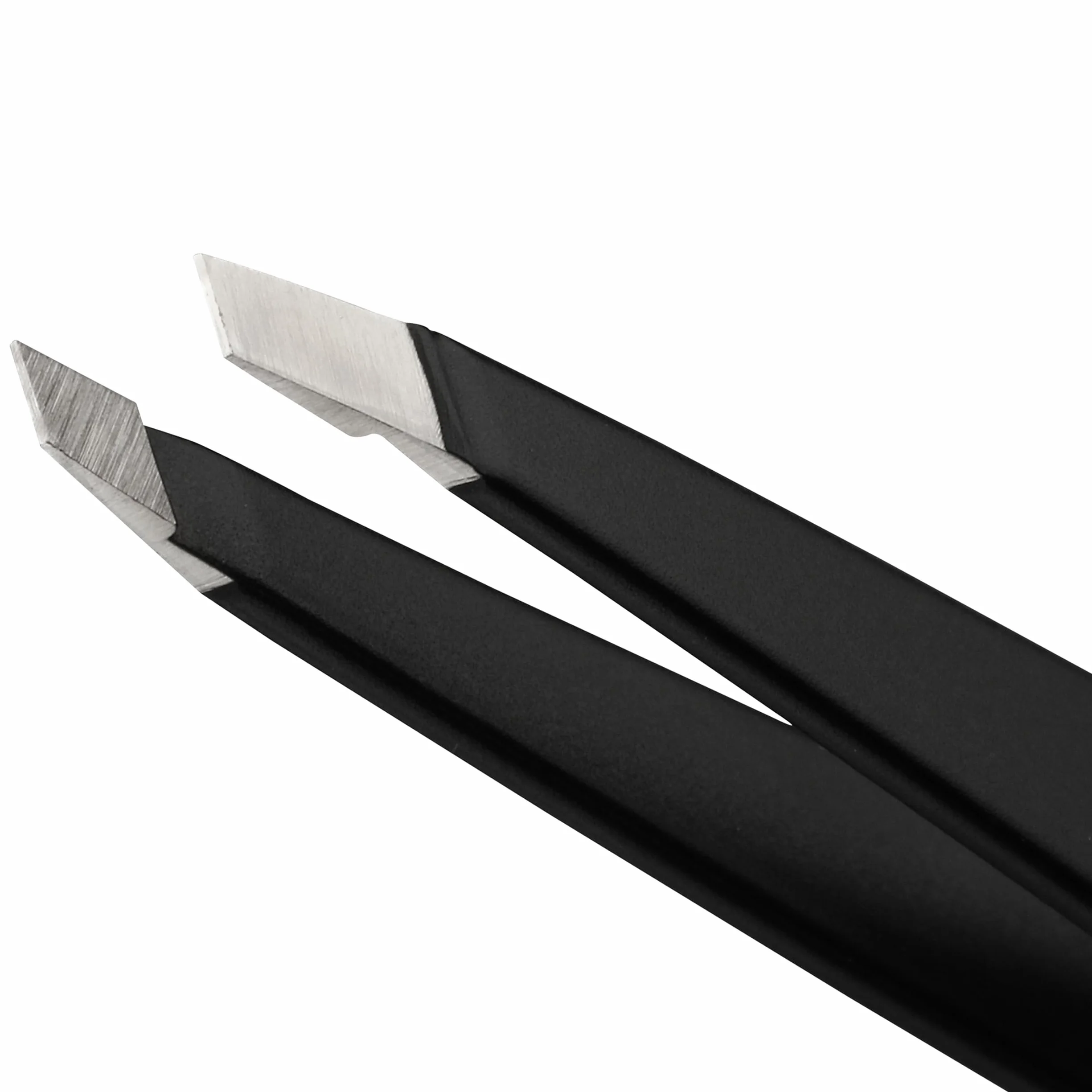TWEEZERMAN Pinza de precisión inclinadas acero inoxidable para cejas